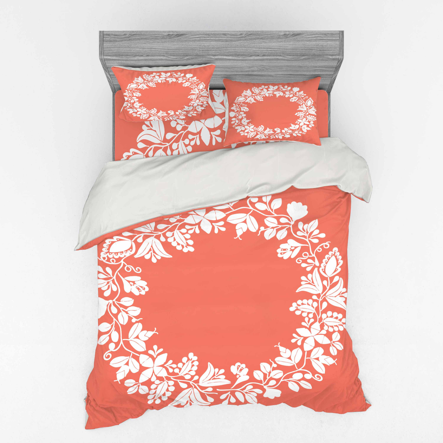 Ambesonne Spring Bedding Set Duvet Cover Sham Fitted Sheet in 3 Sizes - Picture 131 of 240