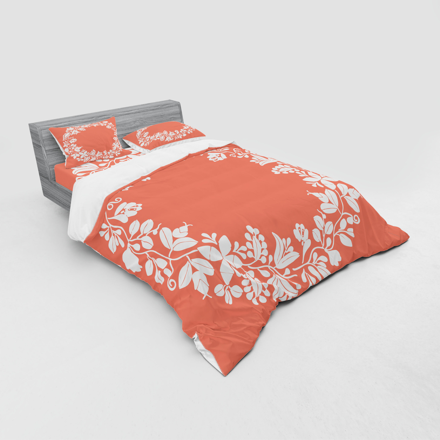 Ambesonne Spring Bedding Set Duvet Cover Sham Fitted Sheet in 3 Sizes - Picture 132 of 240