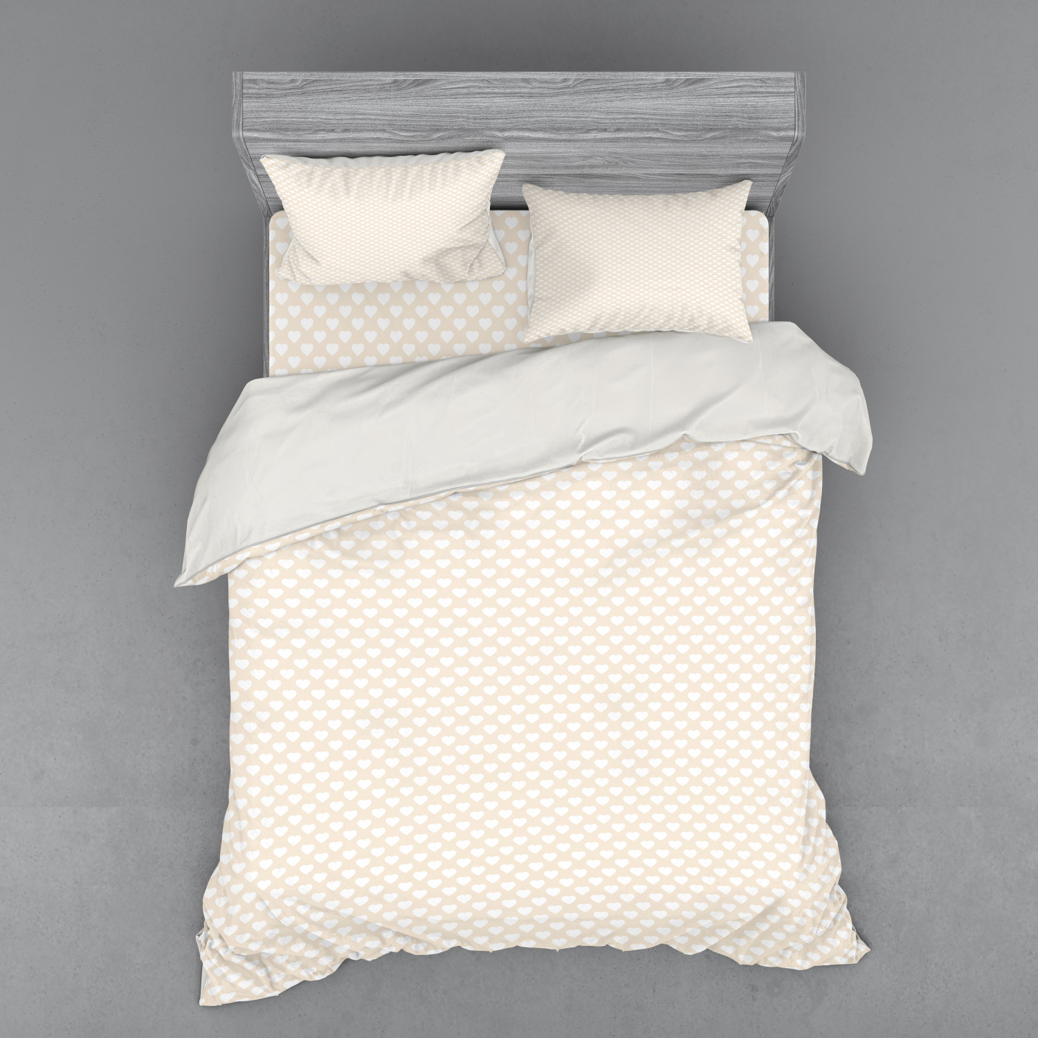 Ambesonne Pastel Design Bedding Set Duvet Cover Sham Fitted Sheet in 3 Sizes - Picture 207 of 236