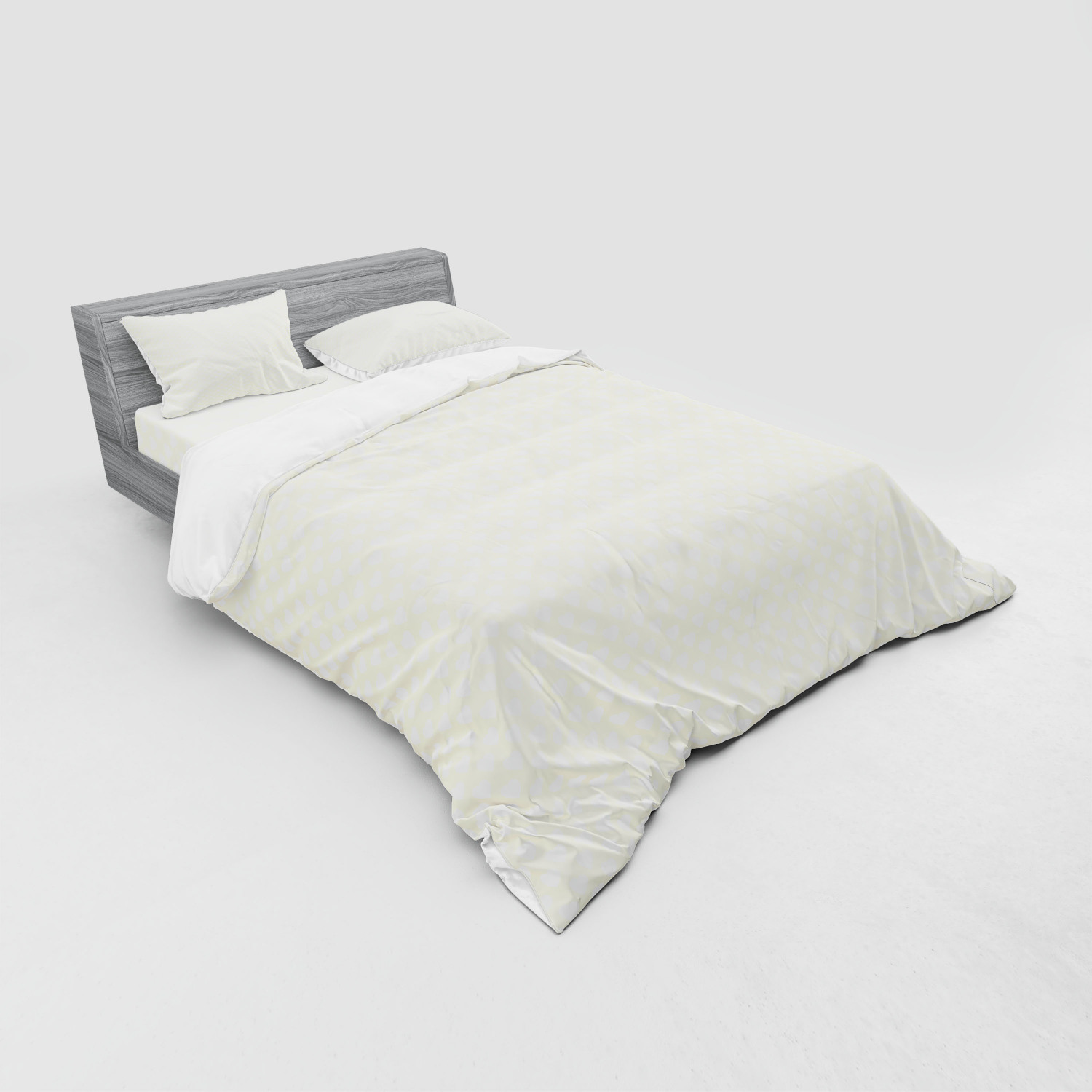 Ambesonne Pastel Design Bedding Set Duvet Cover Sham Fitted Sheet in 3 Sizes - Picture 208 of 236