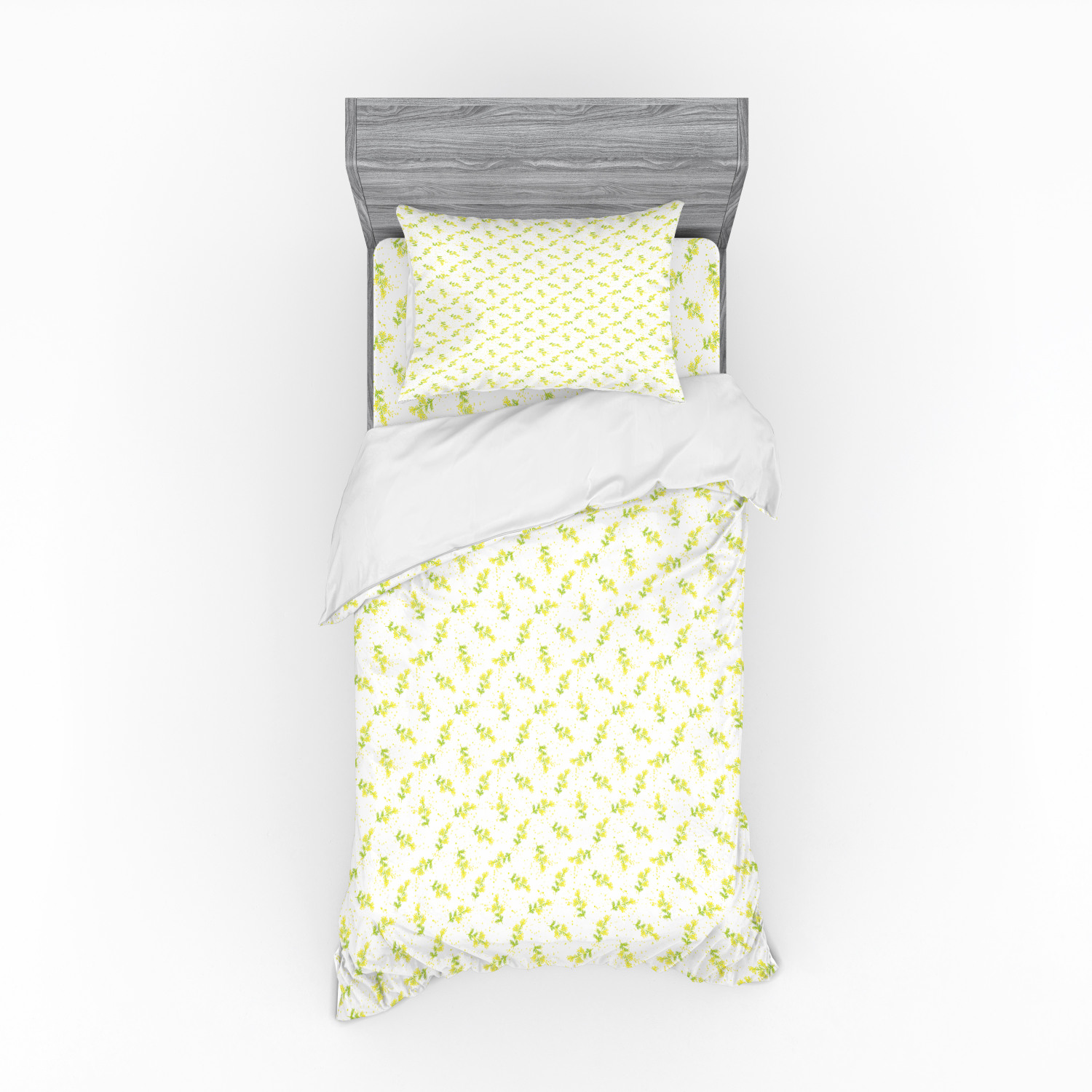 Ambesonne Spring Bedding Set Duvet Cover Sham Fitted Sheet in 3 Sizes - Picture 113 of 240