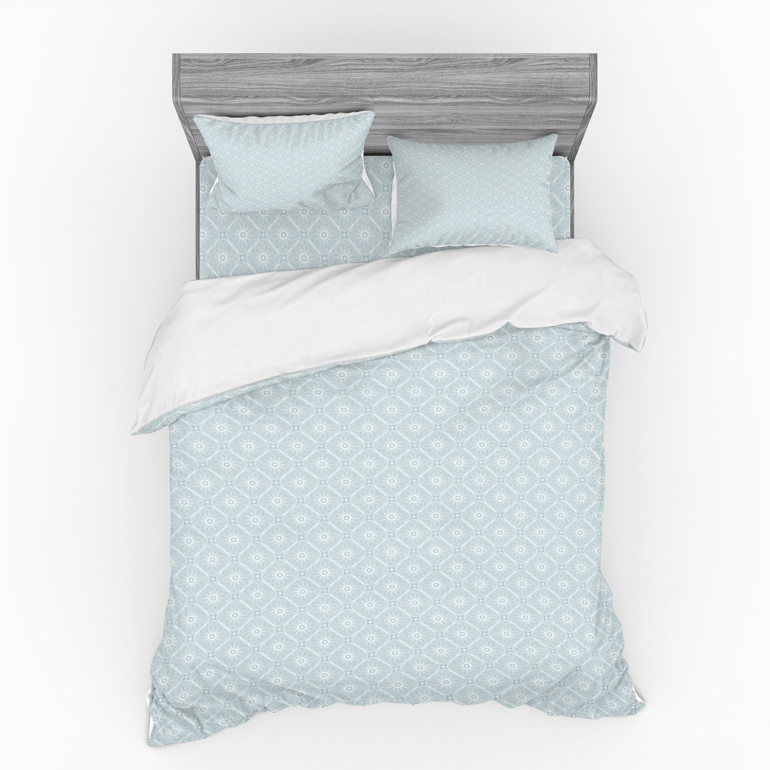 Ambesonne Pastel Design Bedding Set Duvet Cover Sham Fitted Sheet in 3 Sizes - Picture 175 of 236
