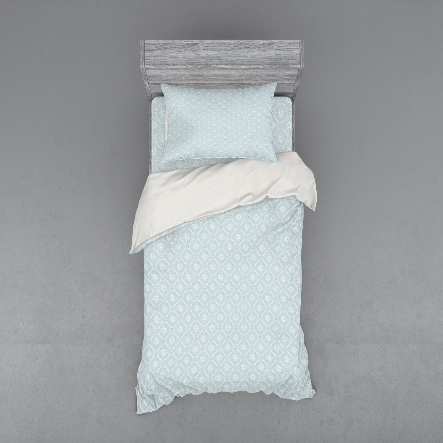 Ambesonne Pastel Design Bedding Set Duvet Cover Sham Fitted Sheet in 3 Sizes - Picture 173 of 236