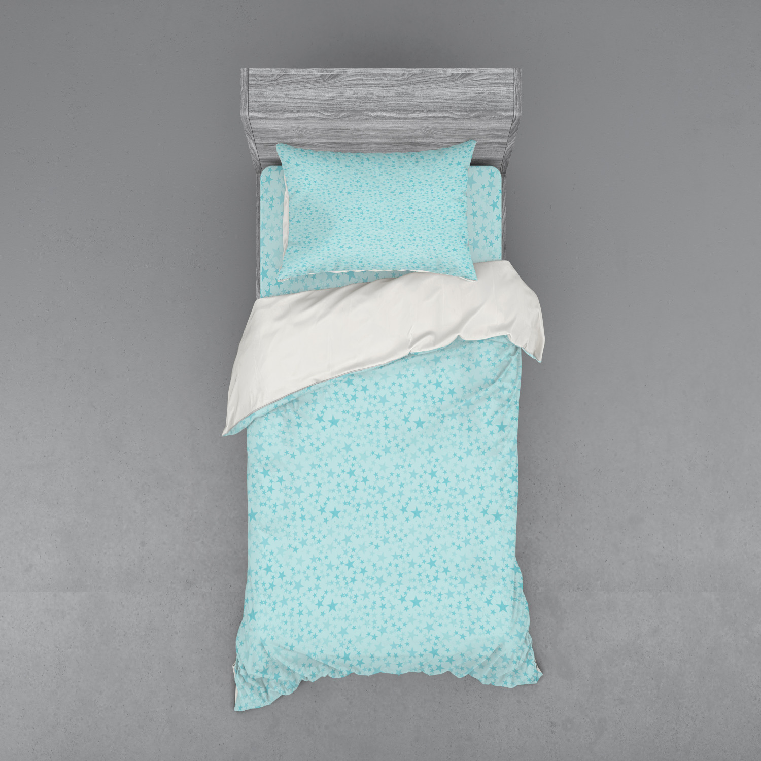Ambesonne Pastel Design Bedding Set Duvet Cover Sham Fitted Sheet in 3 Sizes - Picture 57 of 236