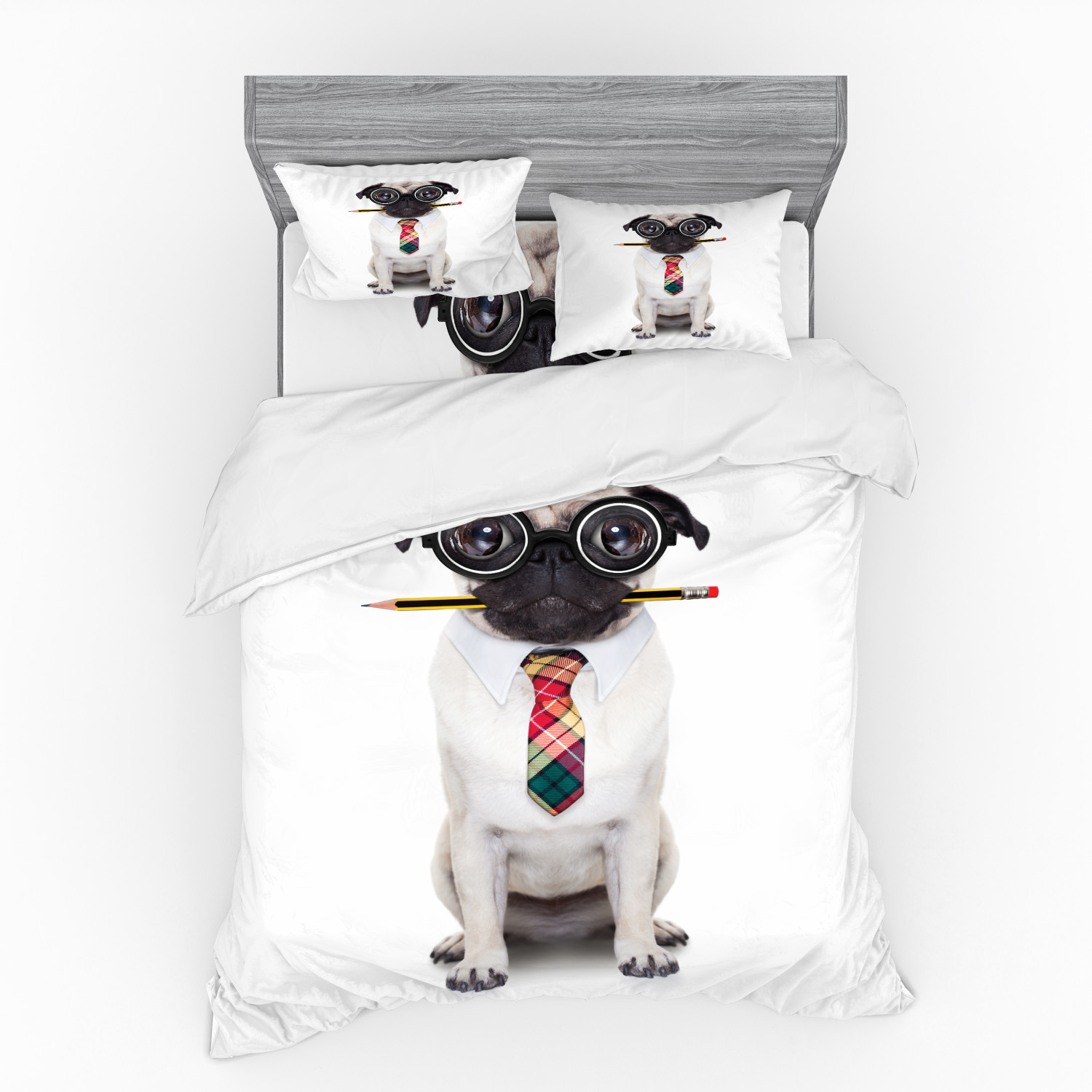 Ambesonne Funny Bedding Set Duvet Cover Sham Fitted Sheet in 3 Sizes eBay