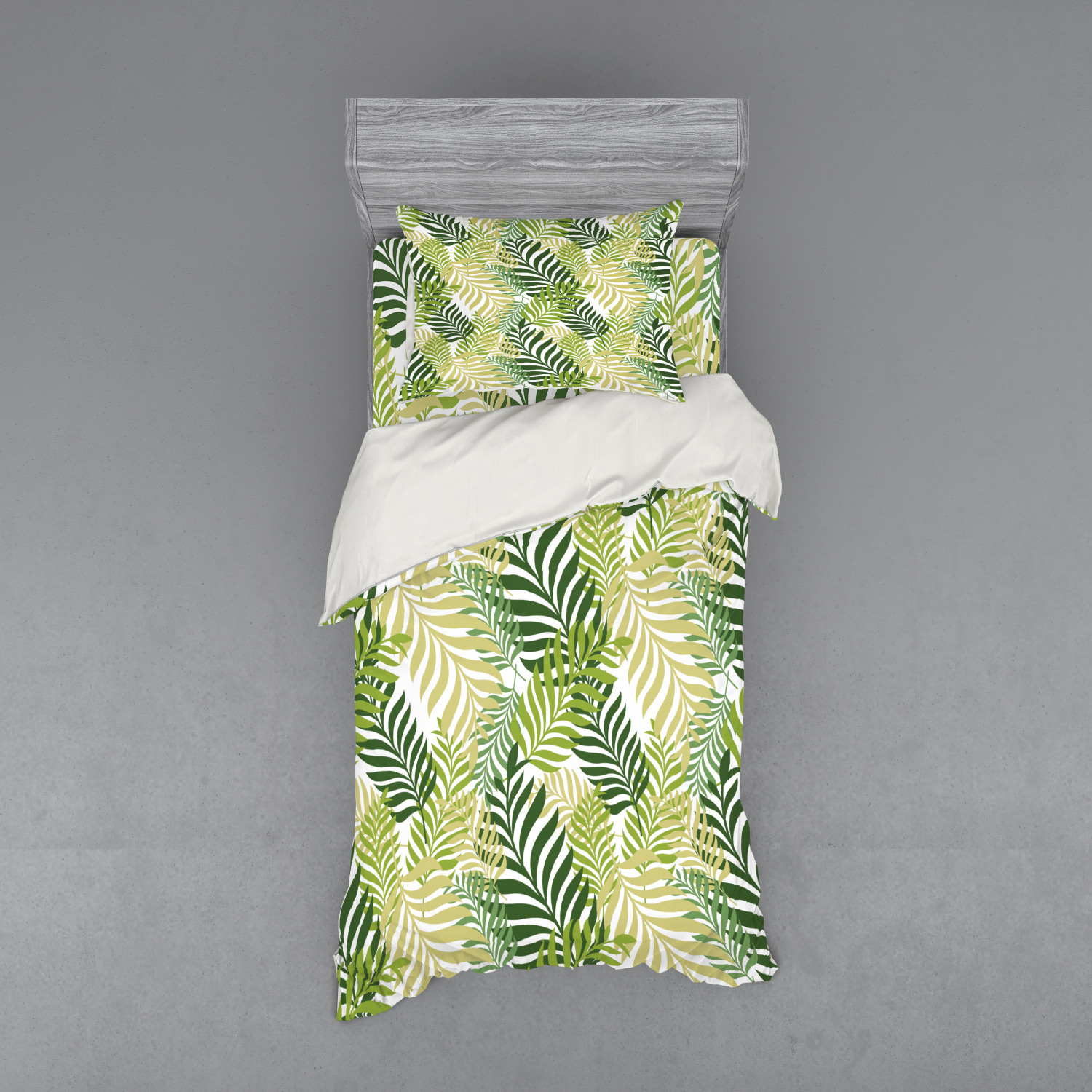 Ambesonne Spring Bedding Set Duvet Cover Sham Fitted Sheet in 3 Sizes - Picture 209 of 240