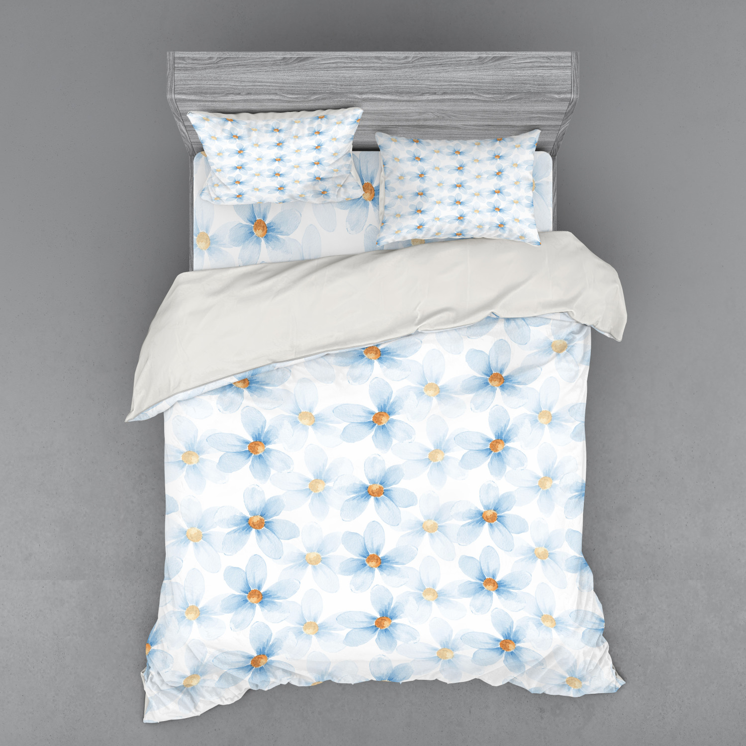 Ambesonne Pastel Design Bedding Set Duvet Cover Sham Fitted Sheet in 3 Sizes - Picture 31 of 236