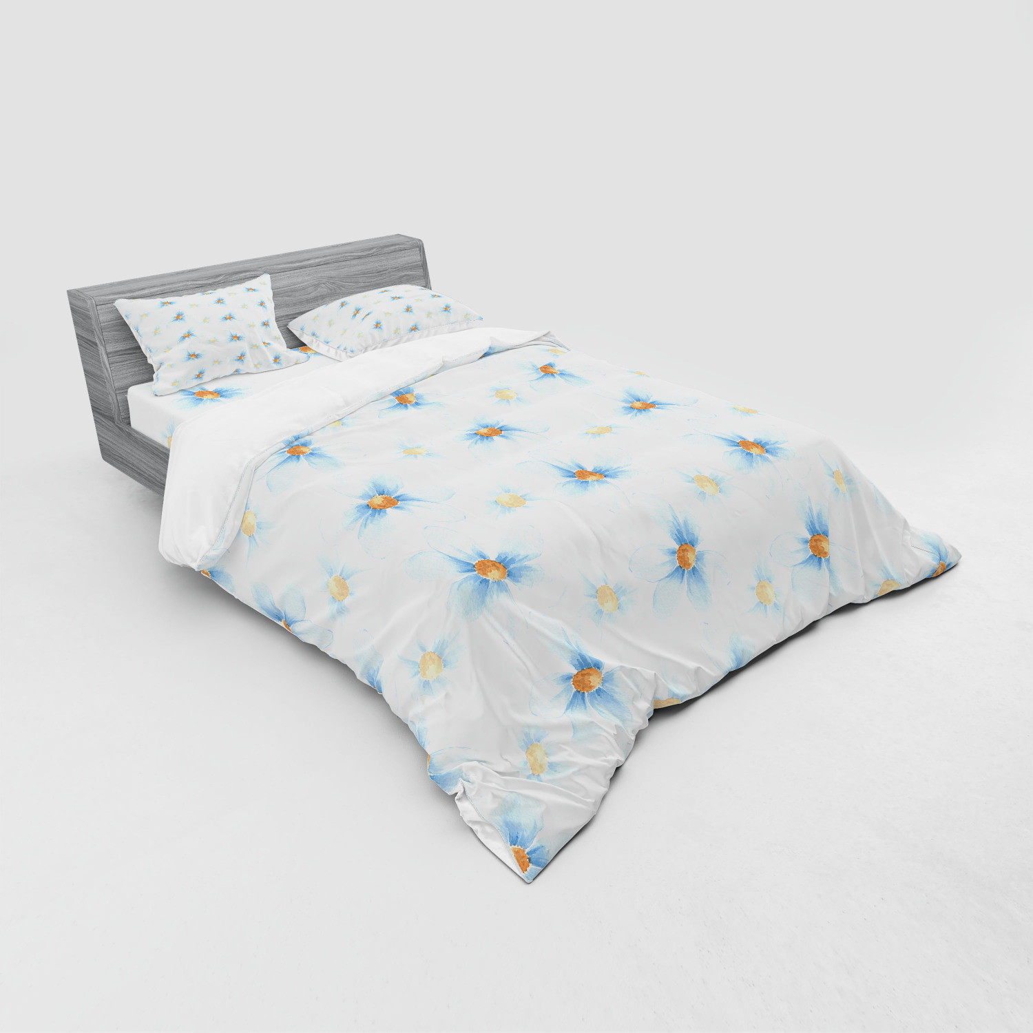 Ambesonne Pastel Design Bedding Set Duvet Cover Sham Fitted Sheet in 3 Sizes - Picture 32 of 236