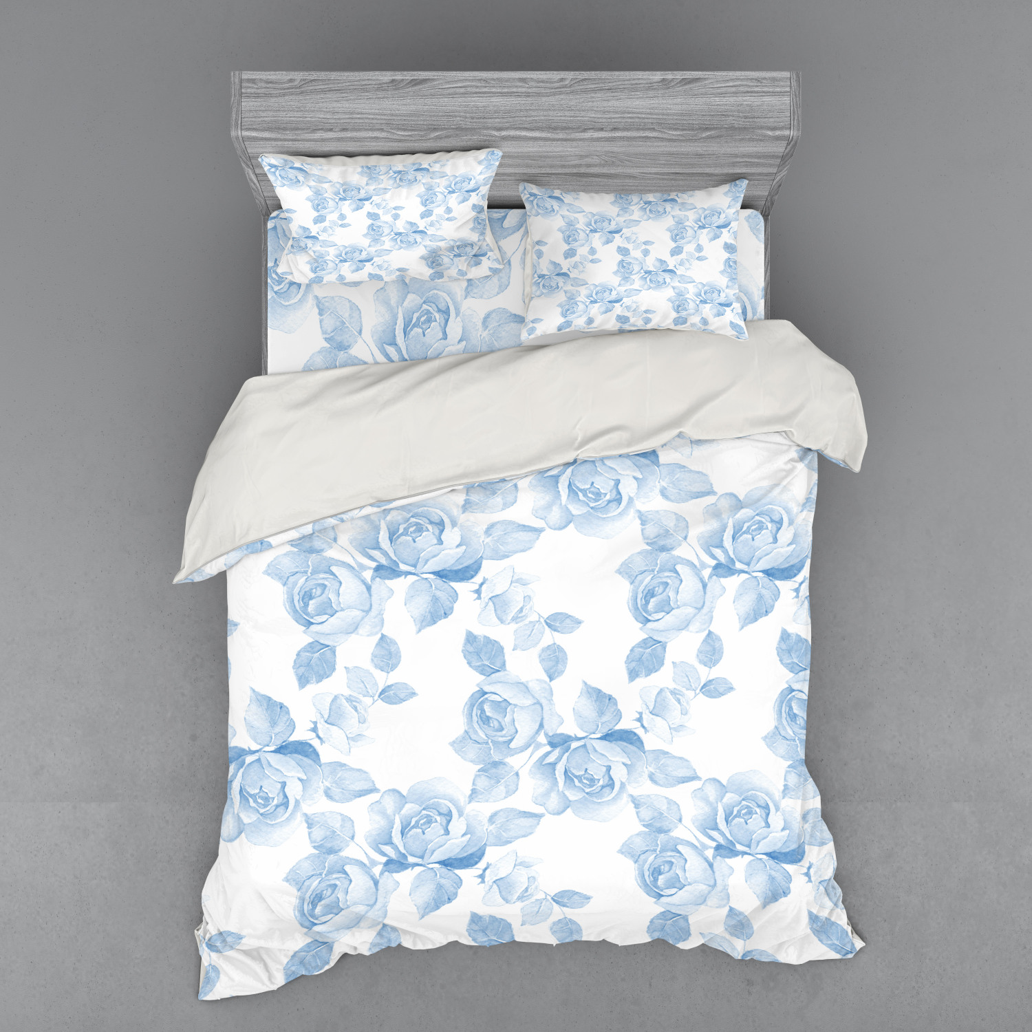 Ambesonne Spring Bedding Set Duvet Cover Sham Fitted Sheet in 3 Sizes - Picture 51 of 240