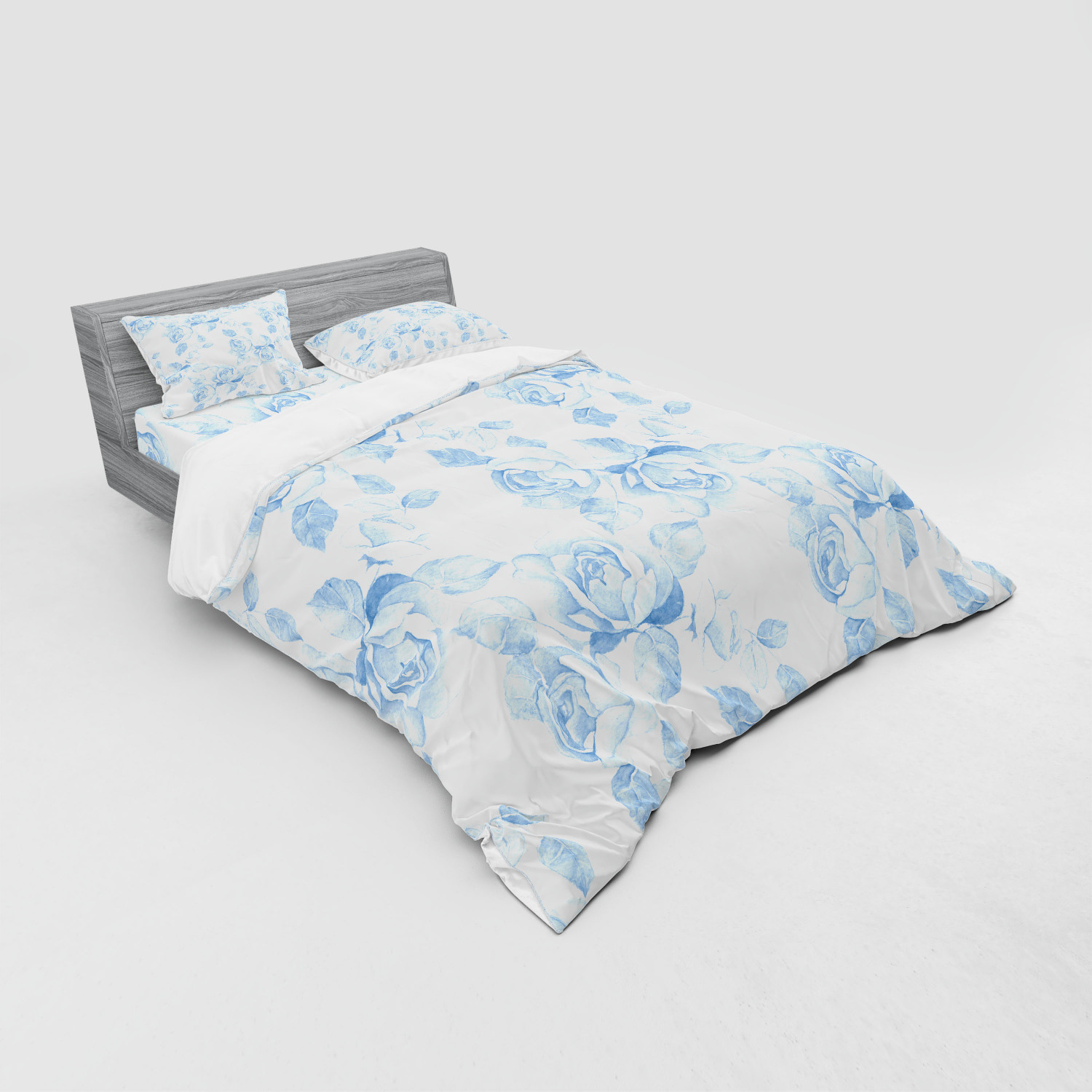 Ambesonne Spring Bedding Set Duvet Cover Sham Fitted Sheet in 3 Sizes - Picture 52 of 240