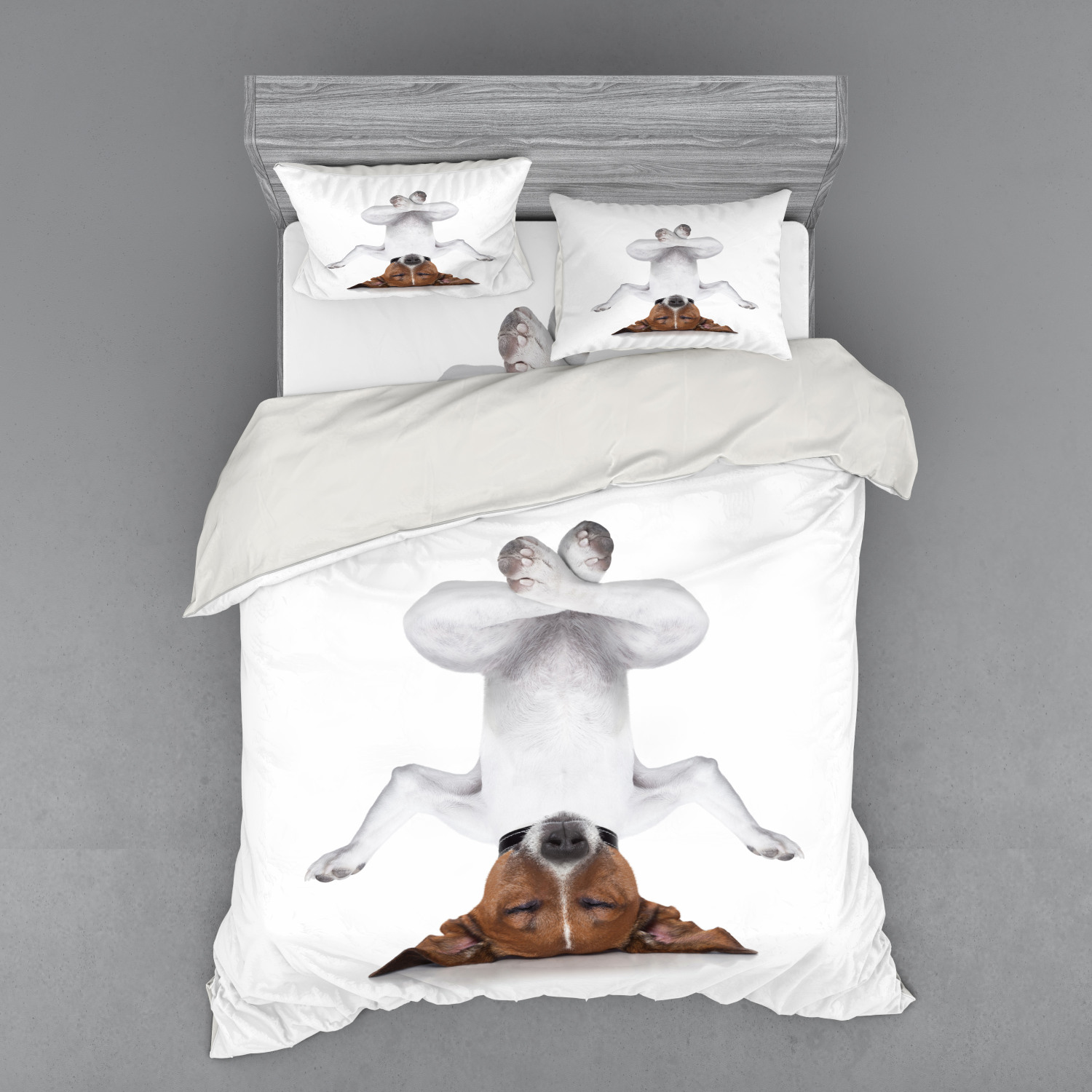 Ambesonne Funny Bedding Set Duvet Cover Sham Fitted Sheet in 3 Sizes eBay