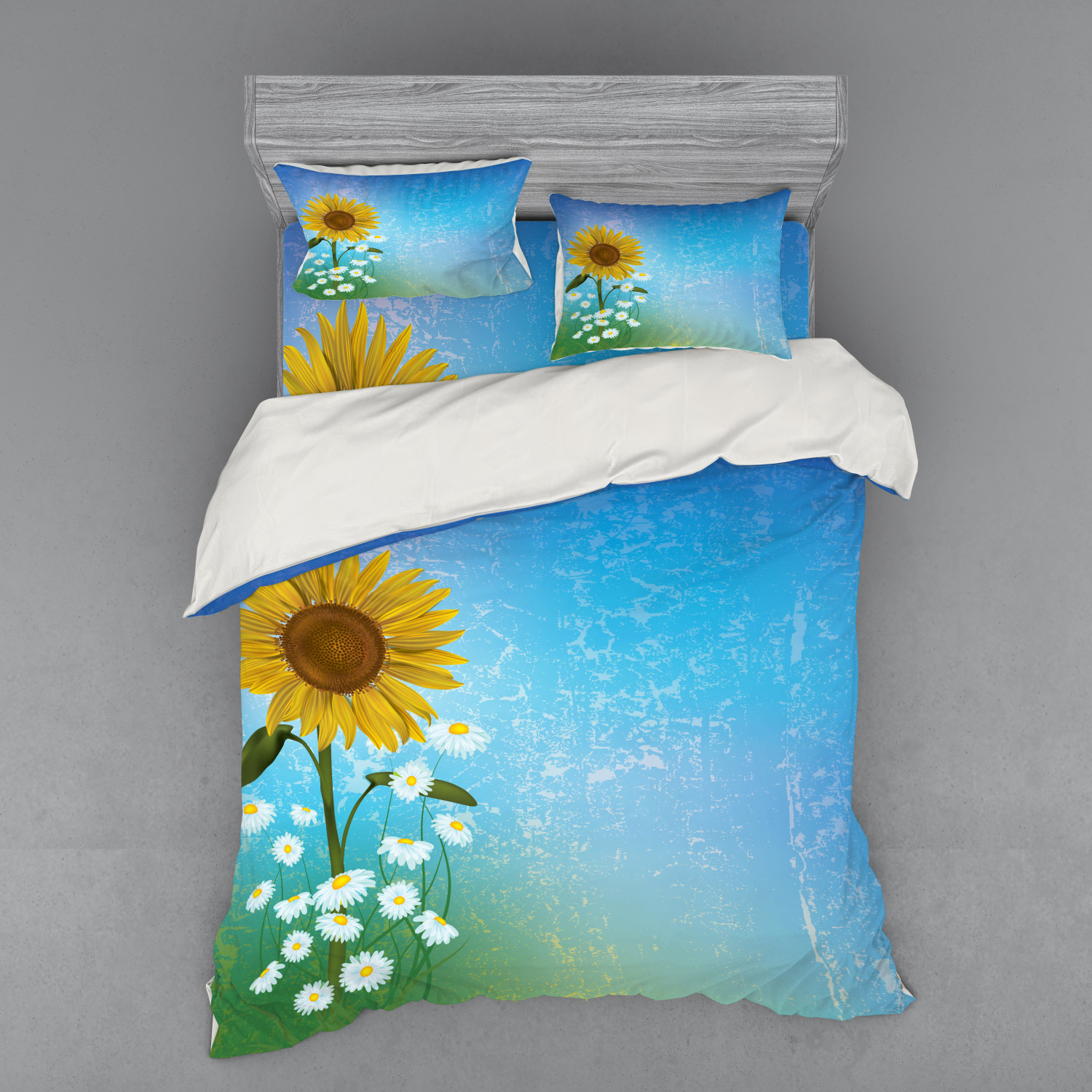 Ambesonne Pastel Design Bedding Set Duvet Cover Sham Fitted Sheet in 3 Sizes - Picture 191 of 236