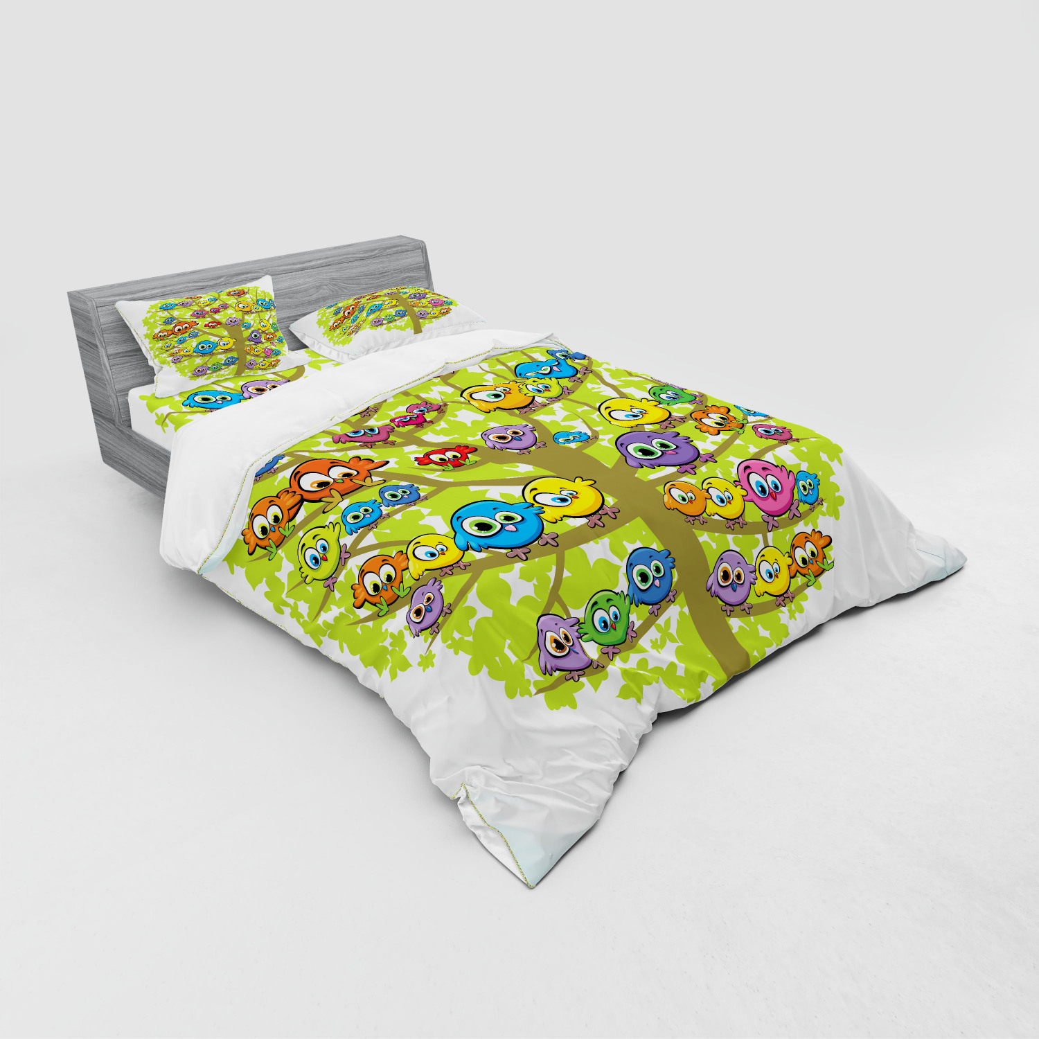 Ambesonne Funny Bedding Set Duvet Cover Sham Fitted Sheet in 3 Sizes eBay