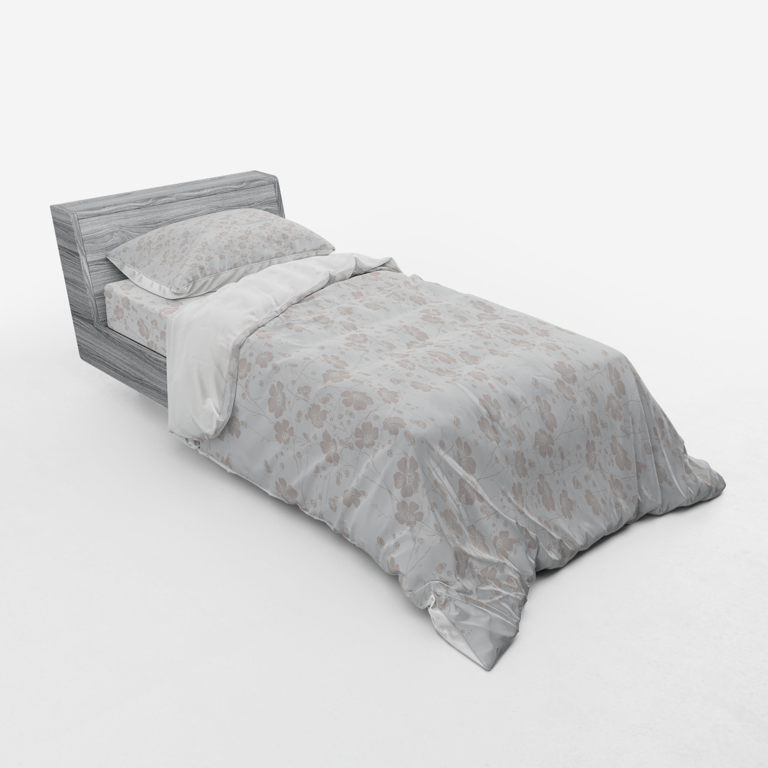 Ambesonne Nature Inspired Bedding Set Duvet Cover Sham Fitted Sheet in 3 Sizes - Picture 150 of 244
