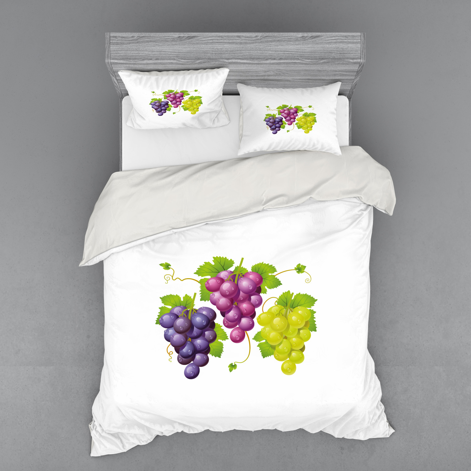 Ambesonne Nature Inspired Bedding Set Duvet Cover Sham Fitted Sheet in 3 Sizes - Picture 87 of 244
