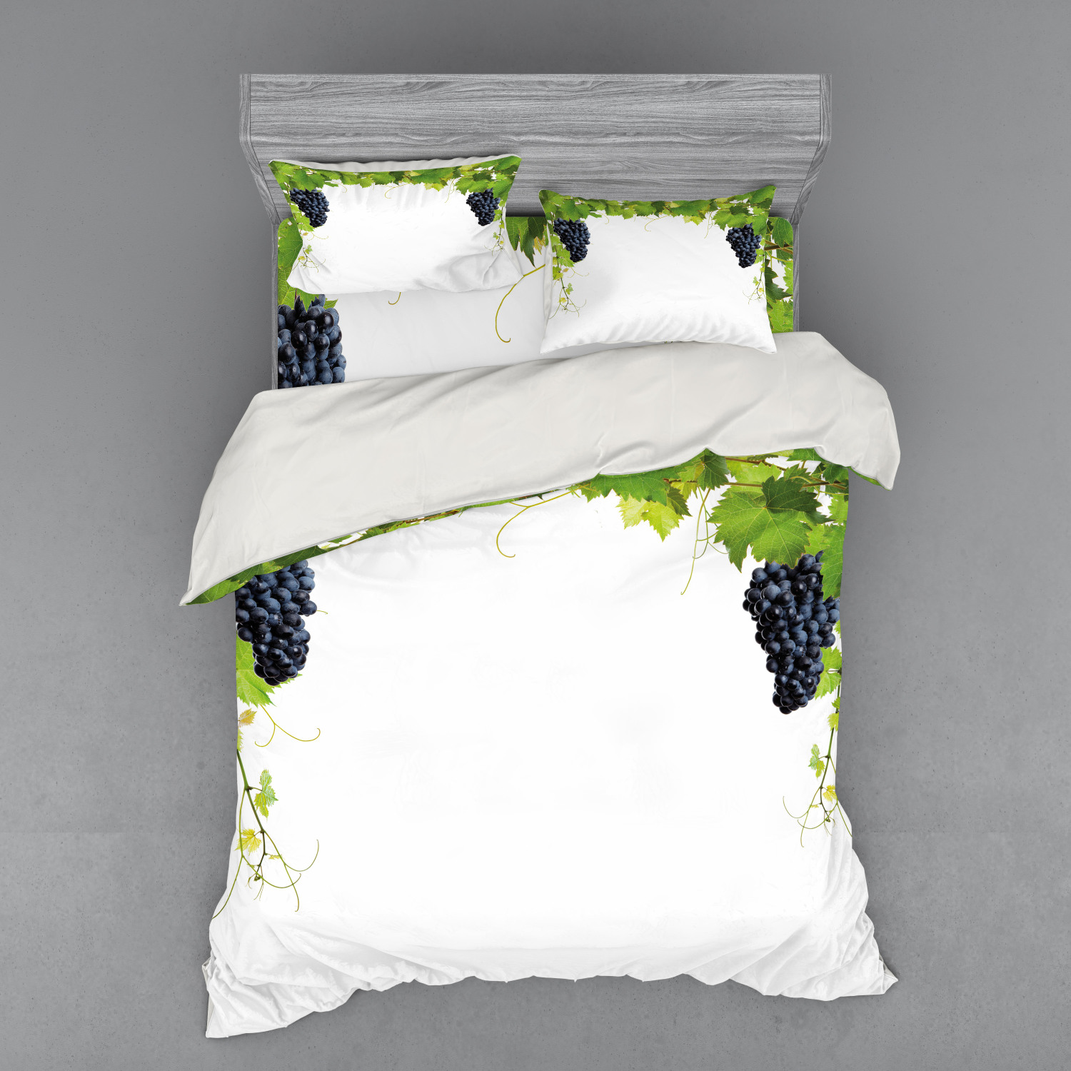 Ambesonne Nature Inspired Bedding Set Duvet Cover Sham Fitted Sheet in 3 Sizes - Picture 239 of 244