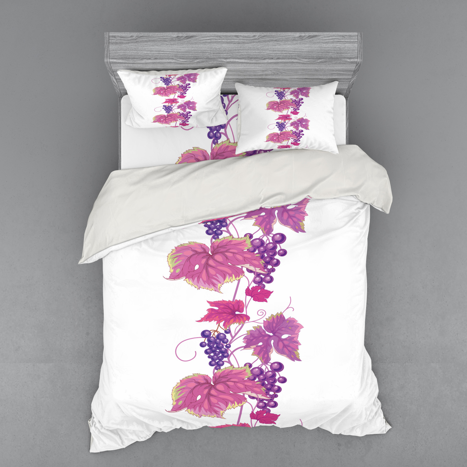 Ambesonne Nature Inspired Bedding Set Duvet Cover Sham Fitted Sheet in 3 Sizes - Picture 195 of 244
