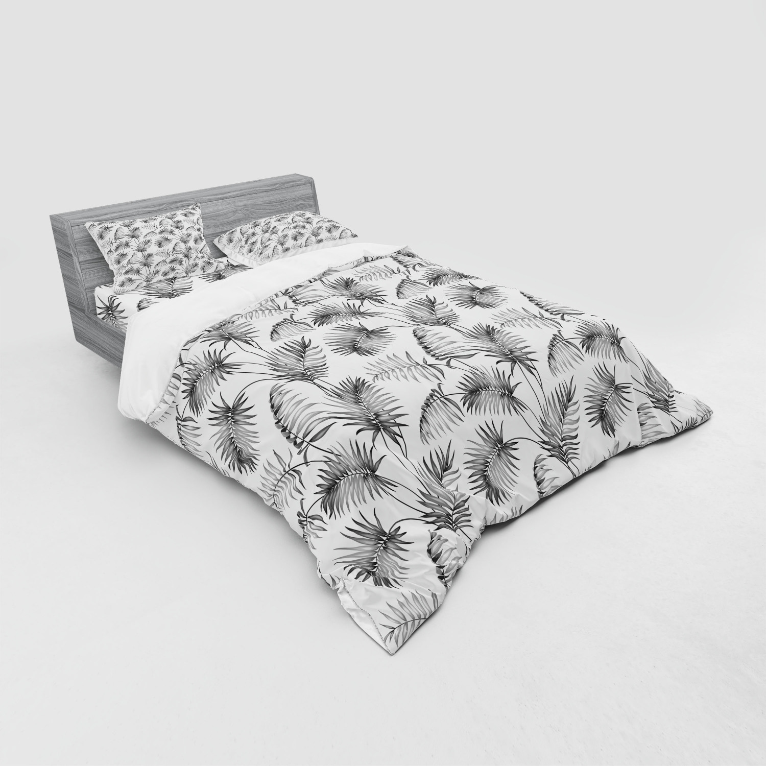 Ambesonne Nature Inspired Bedding Set Duvet Cover Sham Fitted Sheet in 3 Sizes - Picture 132 of 244