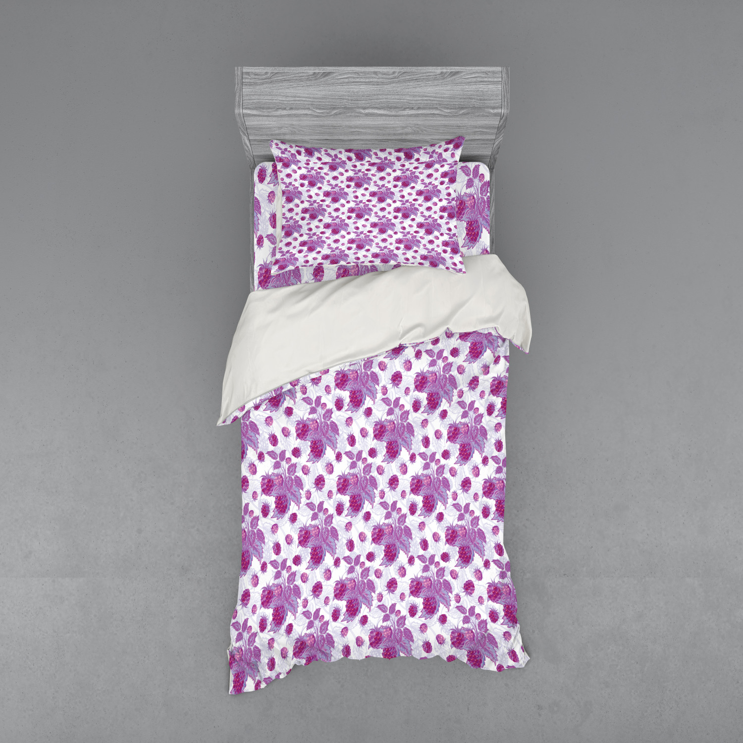 Ambesonne Nature Inspired Bedding Set Duvet Cover Sham Fitted Sheet in 3 Sizes - Picture 213 of 244