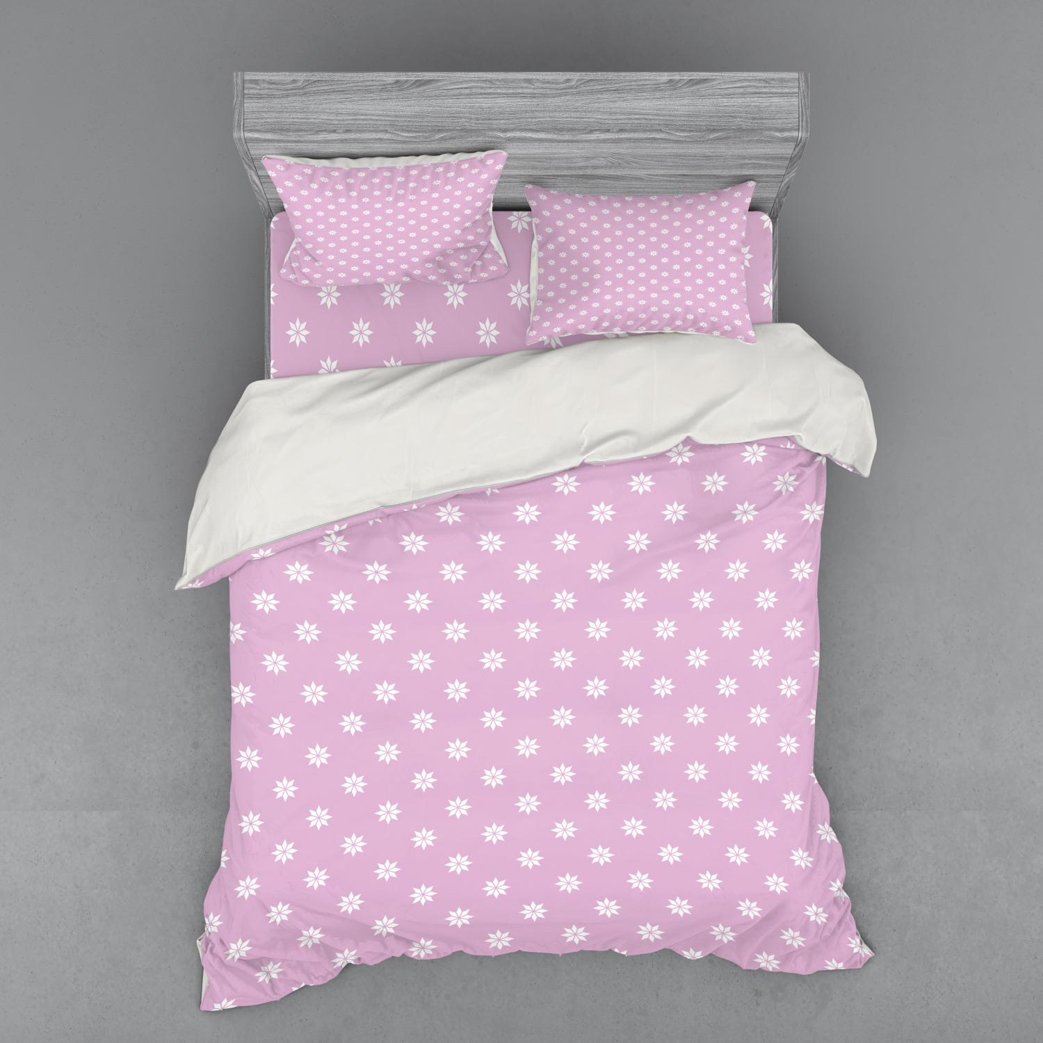 Ambesonne Nature Inspired Bedding Set Duvet Cover Sham Fitted Sheet in 3 Sizes - Picture 7 of 244