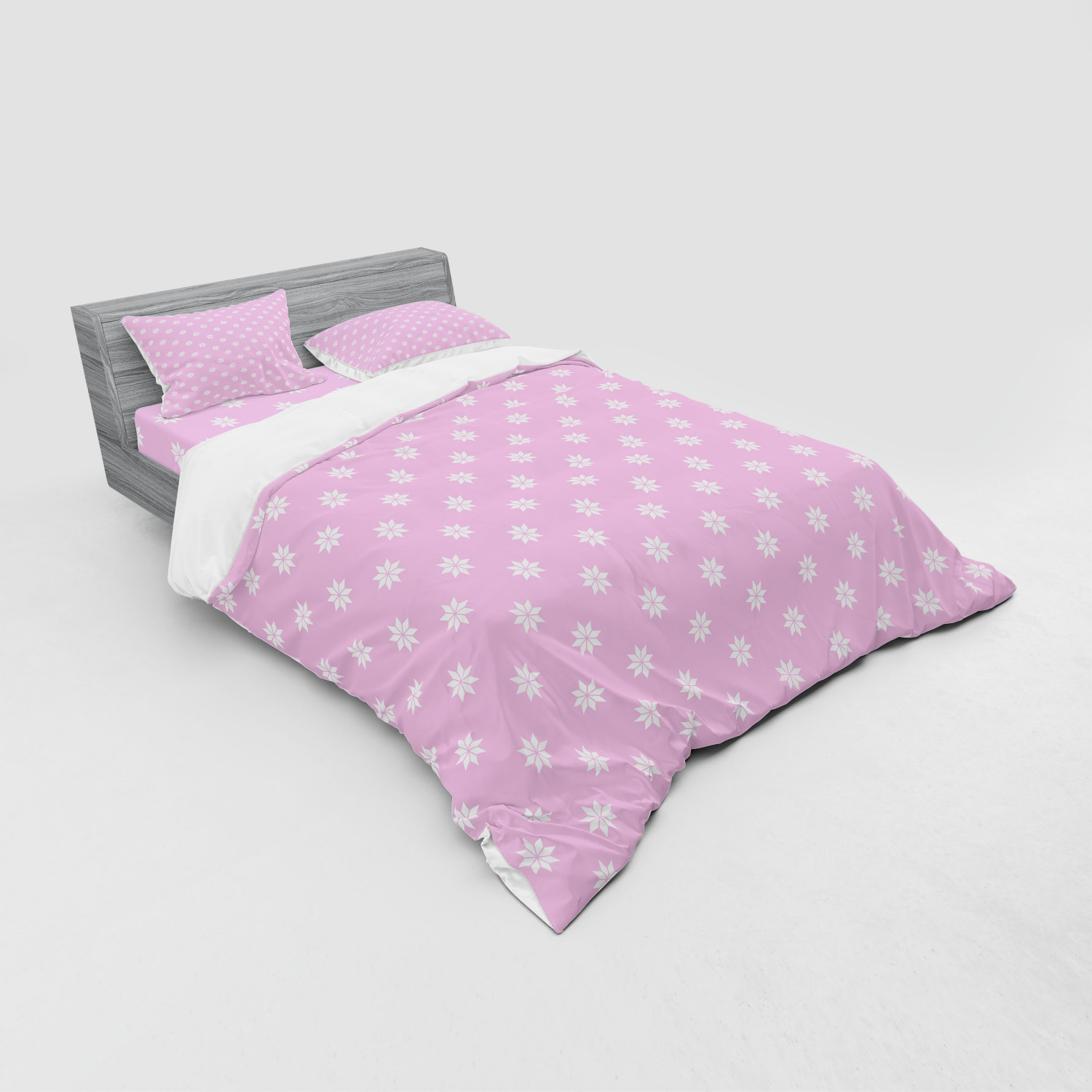 Ambesonne Nature Inspired Bedding Set Duvet Cover Sham Fitted Sheet in 3 Sizes - Picture 8 of 244