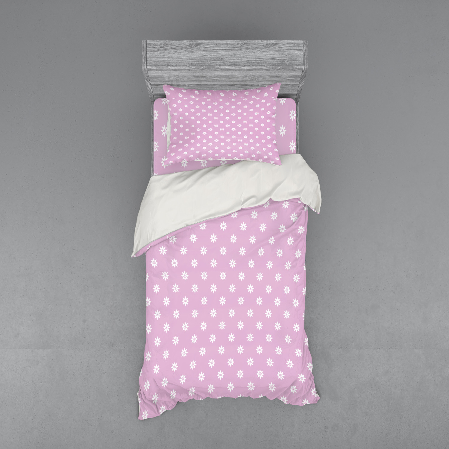 Ambesonne Nature Inspired Bedding Set Duvet Cover Sham Fitted Sheet in 3 Sizes - Picture 5 of 244