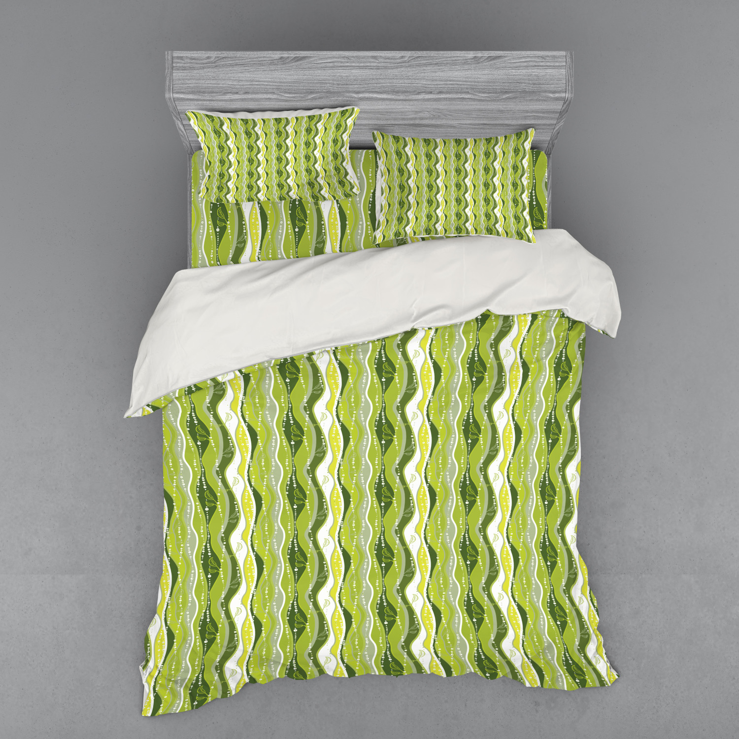 Ambesonne Retro Scene Bedding Set Duvet Cover Sham Fitted Sheet in 3 Sizes - Picture 71 of 244
