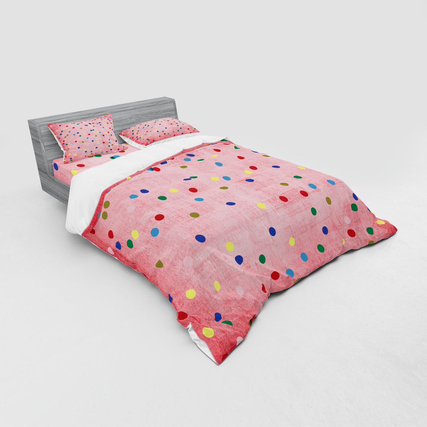 Ambesonne Retro Scene Bedding Set Duvet Cover Sham Fitted Sheet in 3 Sizes - Picture 96 of 244