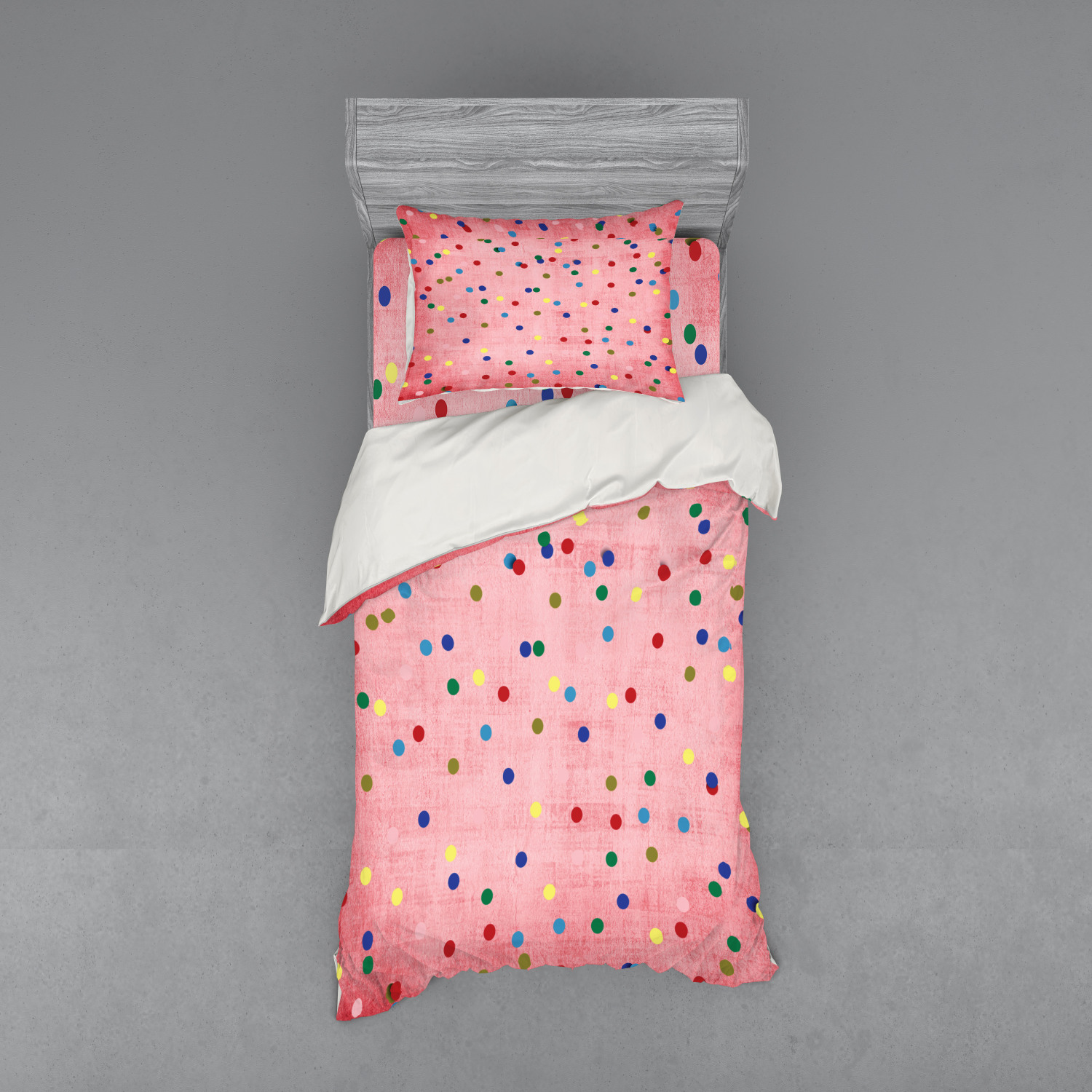Ambesonne Retro Scene Bedding Set Duvet Cover Sham Fitted Sheet in 3 Sizes - Picture 93 of 244