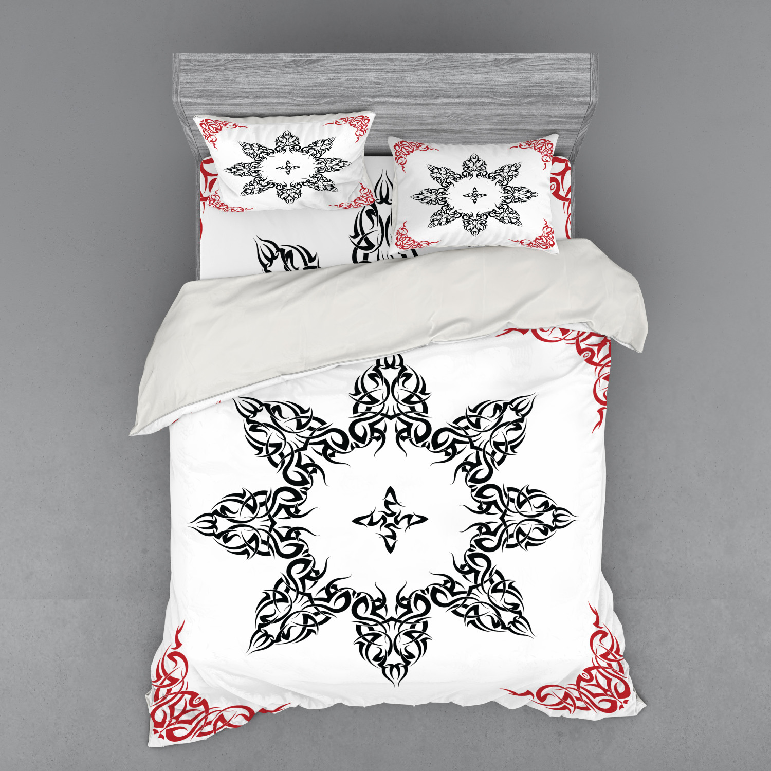 Ambesonne Ethnic Design Bedding Set Duvet Cover Sham Fitted Sheet in 3 Sizes - Picture 215 of 240