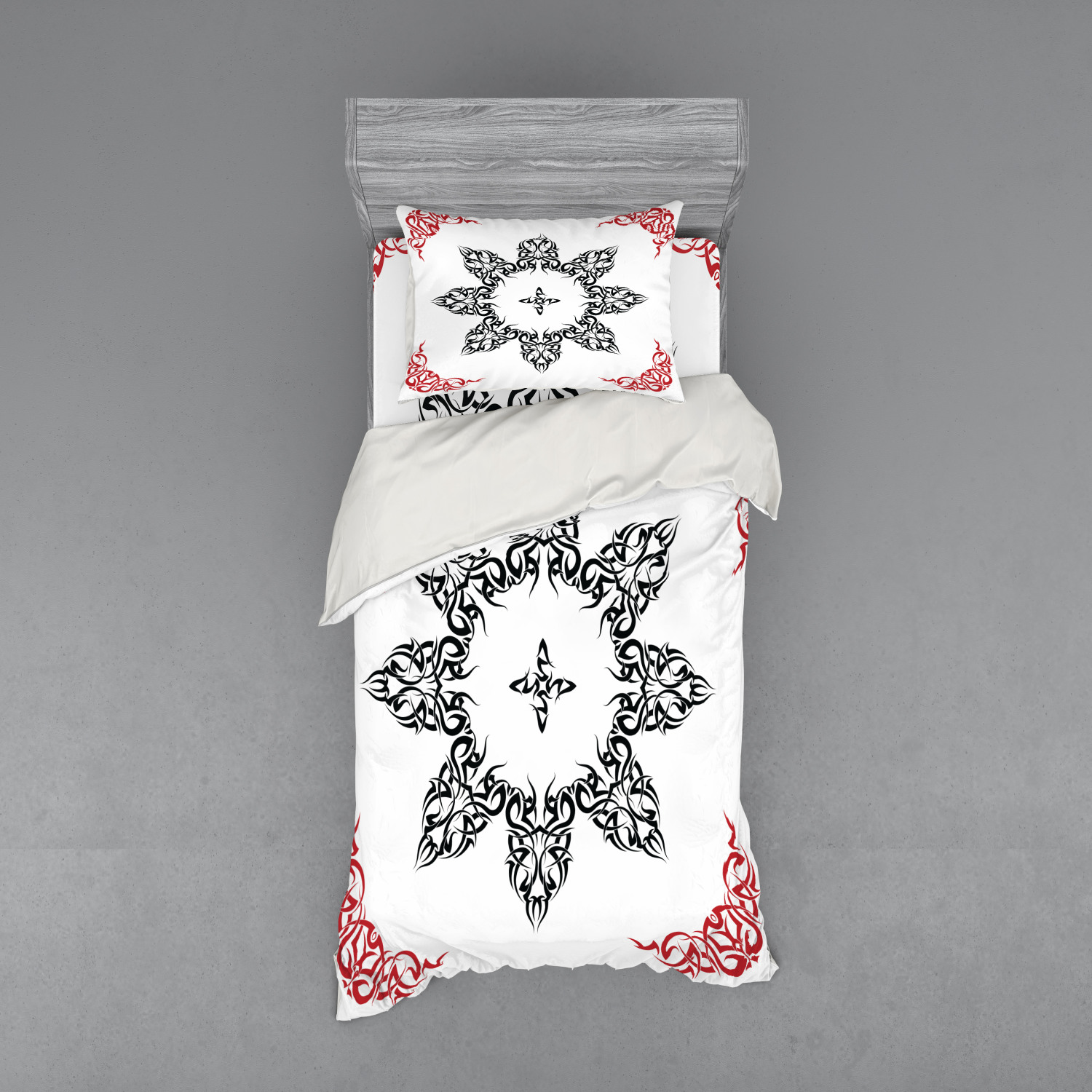 Ambesonne Ethnic Design Bedding Set Duvet Cover Sham Fitted Sheet in 3 Sizes - Picture 213 of 240