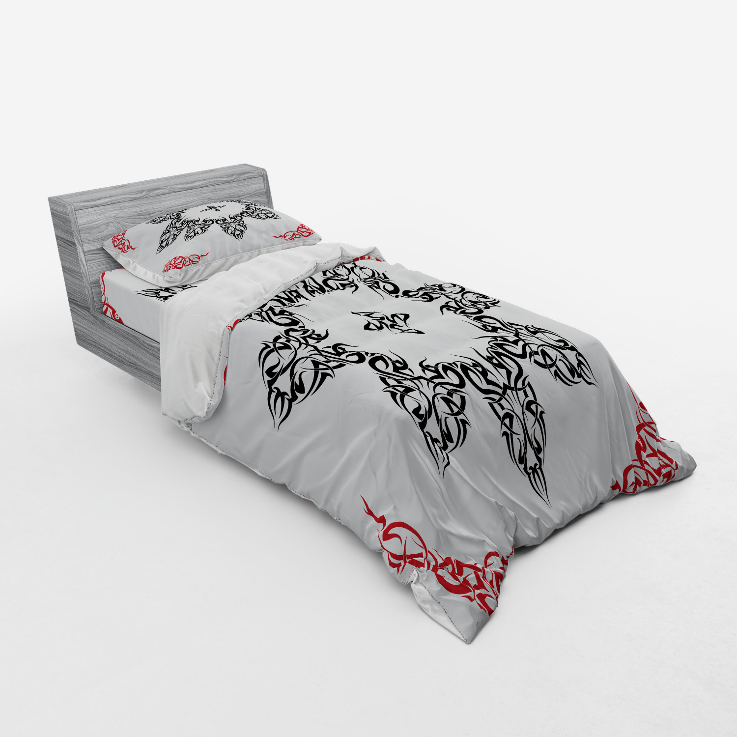 Ambesonne Ethnic Design Bedding Set Duvet Cover Sham Fitted Sheet in 3 Sizes - Picture 214 of 240