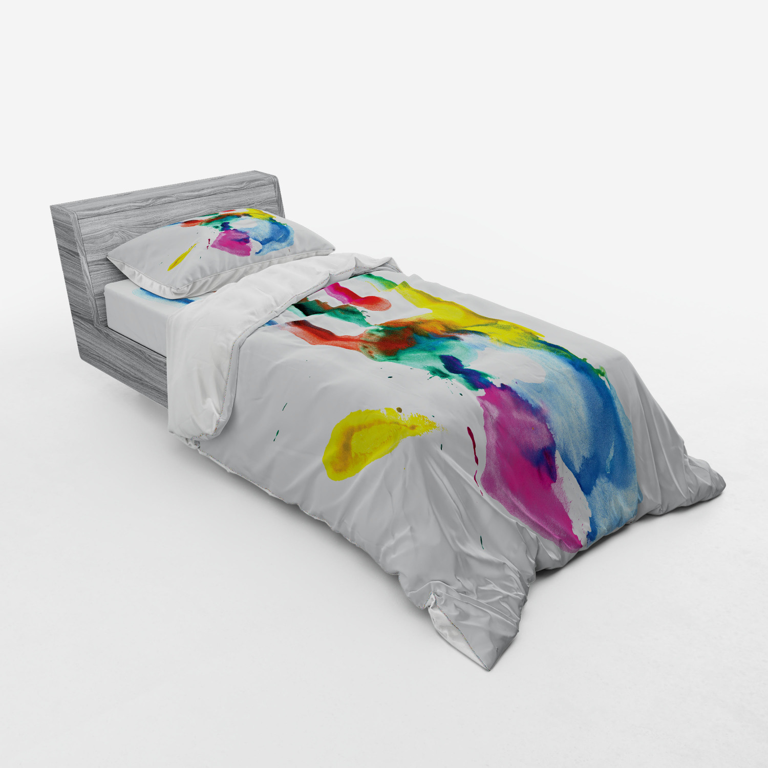 watercolor bedding