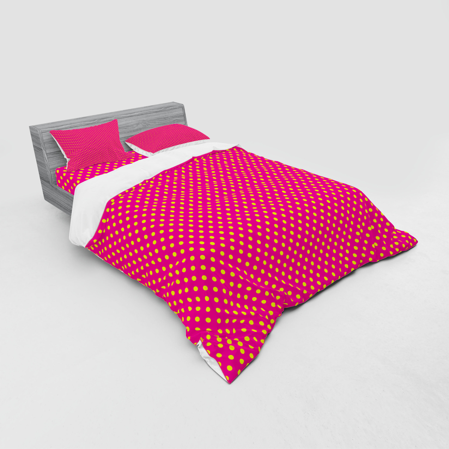 Ambesonne Retro Scene Bedding Set Duvet Cover Sham Fitted Sheet in 3 Sizes - Picture 76 of 244