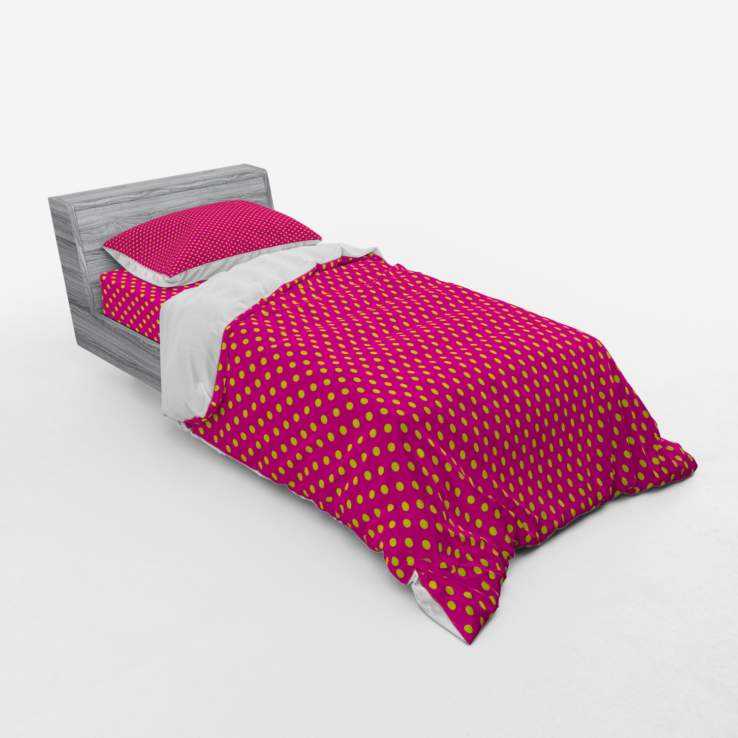 Ambesonne Retro Scene Bedding Set Duvet Cover Sham Fitted Sheet in 3 Sizes - Picture 74 of 244