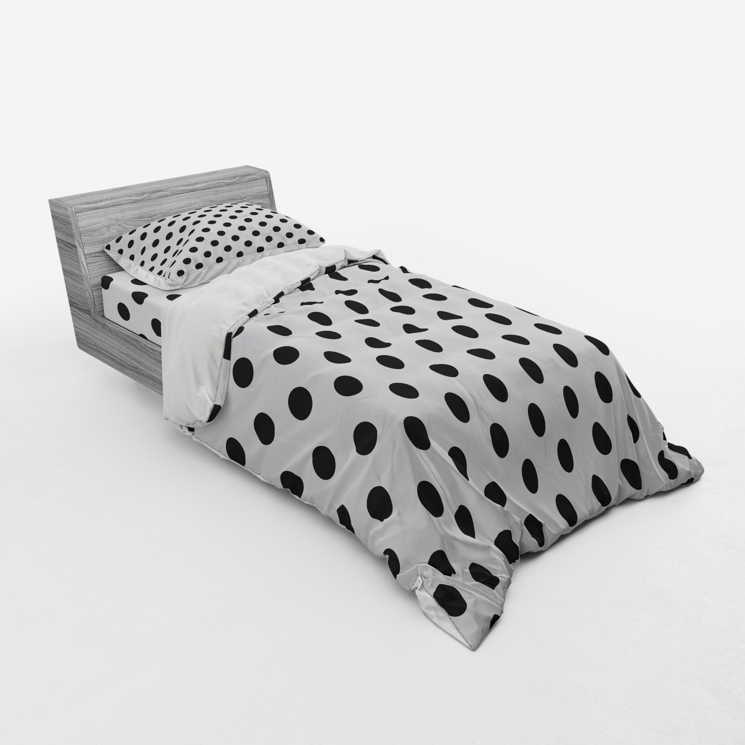 Ambesonne Retro Scene Bedding Set Duvet Cover Sham Fitted Sheet in 3 Sizes - Picture 130 of 244
