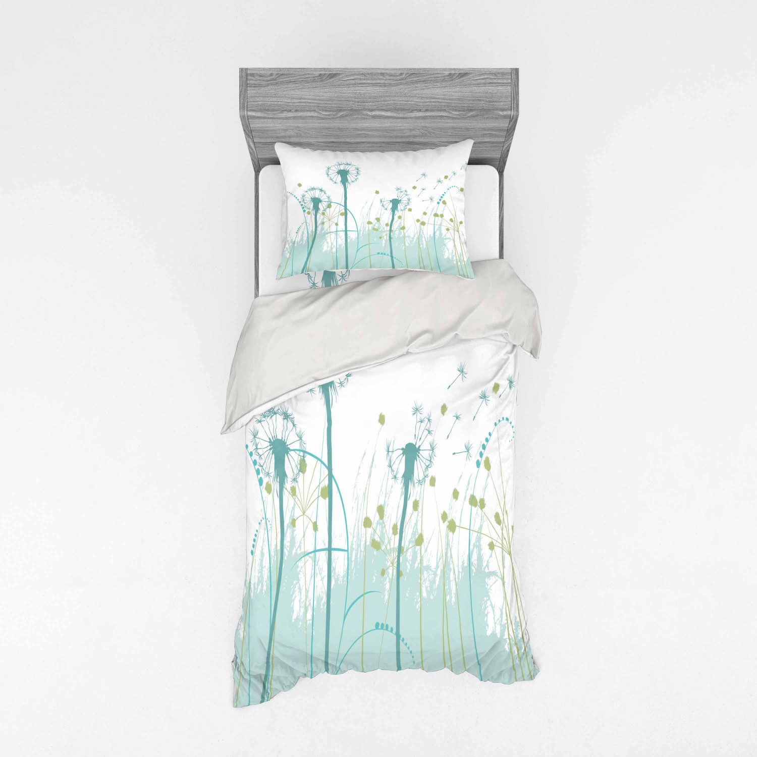 Ambesonne Spring Bedding Set Duvet Cover Sham Fitted Sheet in 3 Sizes - Picture 41 of 240