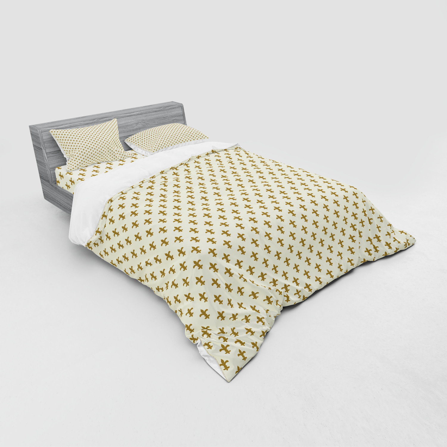 Ambesonne Retro Scene Bedding Set Duvet Cover Sham Fitted Sheet in 3 Sizes - Picture 84 of 244