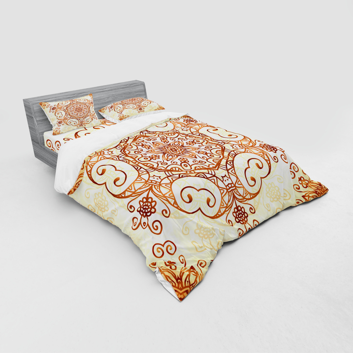 Ambesonne Vintage Scene Bedding Set Duvet Cover Sham Fitted Sheet in 3 Sizes - Picture 8 of 244