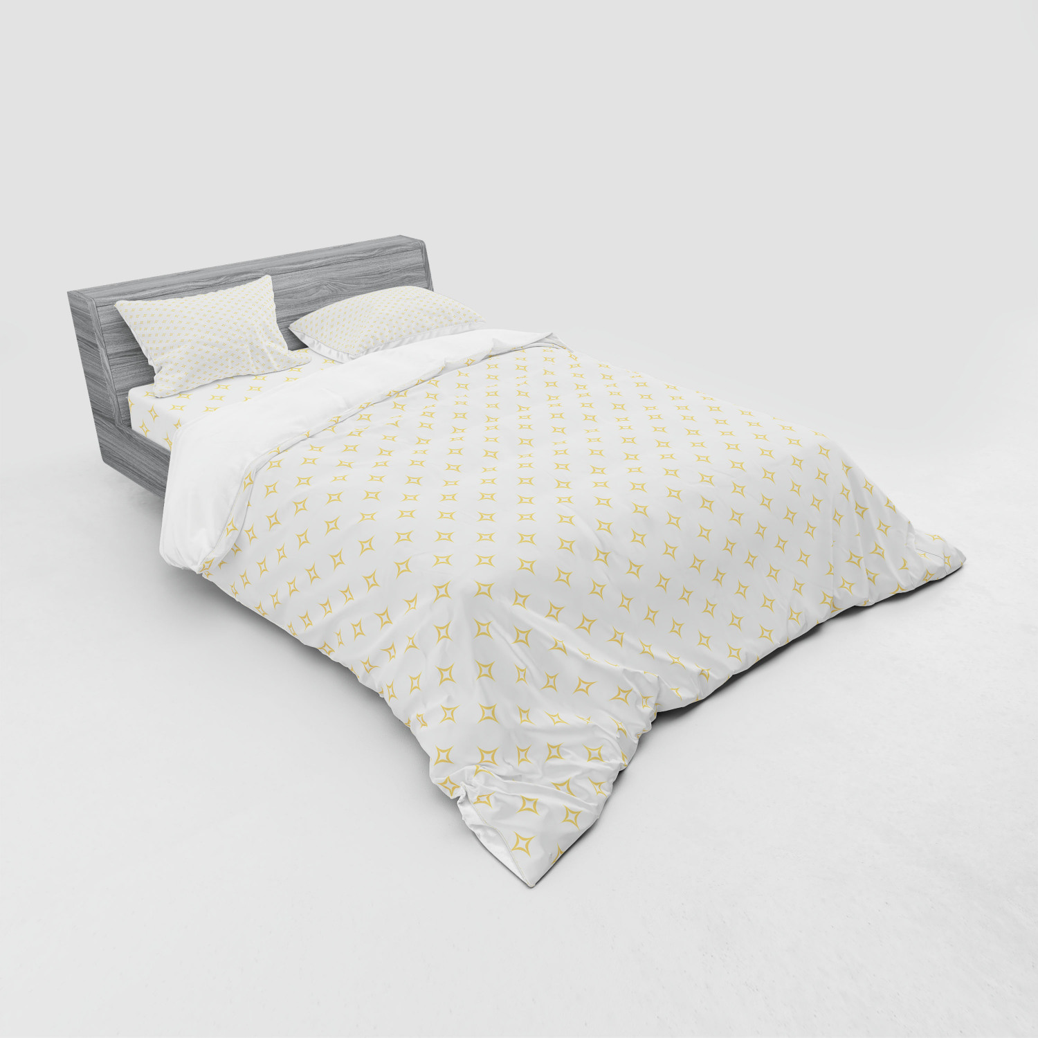 Ambesonne Retro Scene Bedding Set Duvet Cover Sham Fitted Sheet in 3 Sizes - Picture 196 of 244