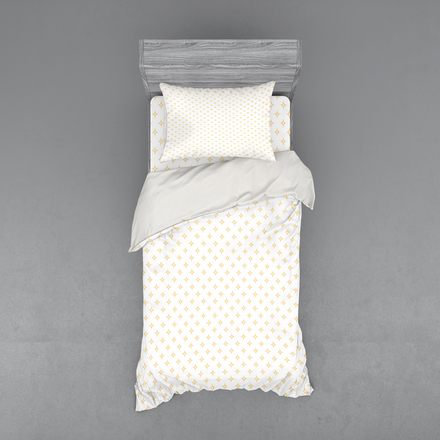 Ambesonne Retro Scene Bedding Set Duvet Cover Sham Fitted Sheet in 3 Sizes - Picture 193 of 244
