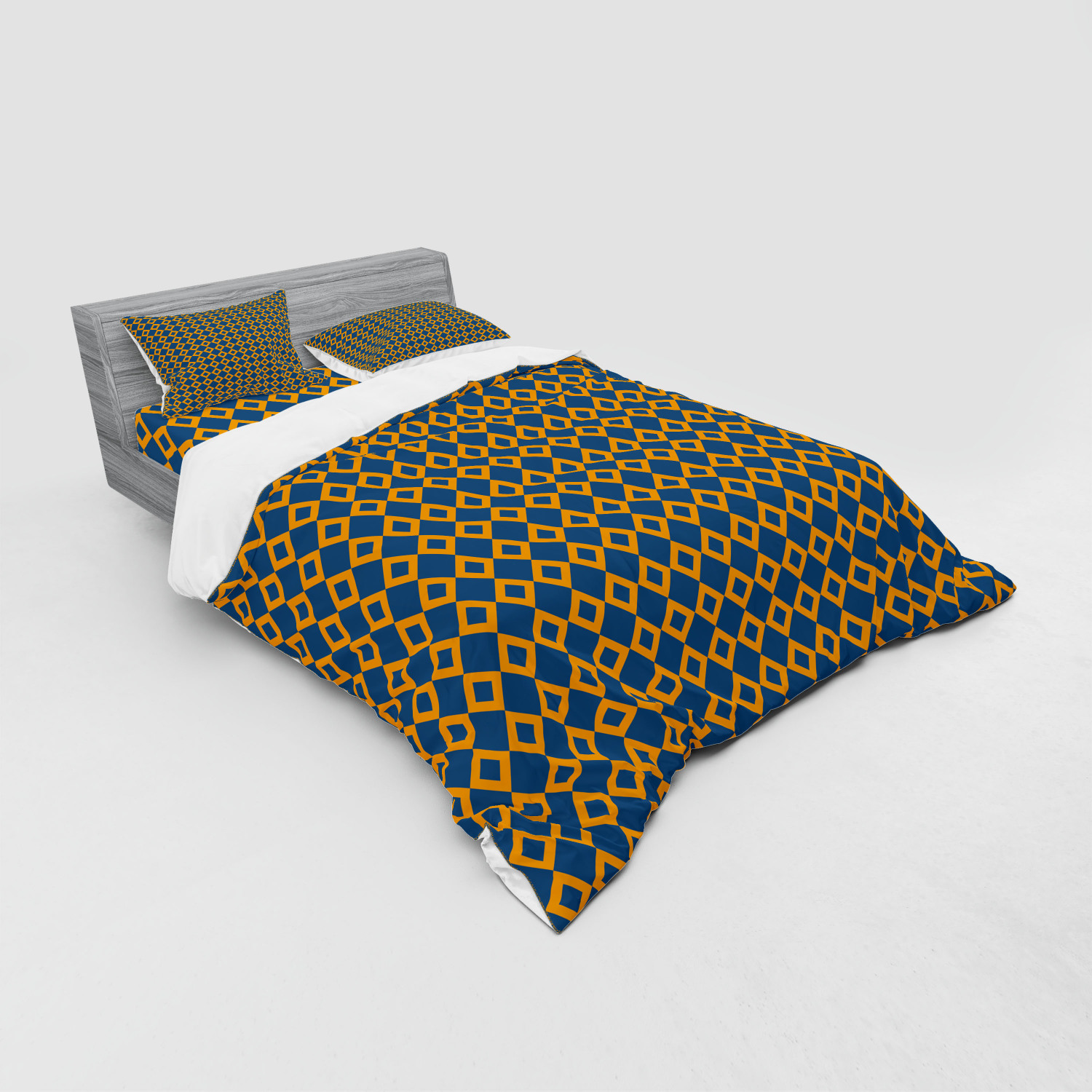 Ambesonne Vintage Scene Bedding Set Duvet Cover Sham Fitted Sheet in 3 Sizes - Picture 220 of 244