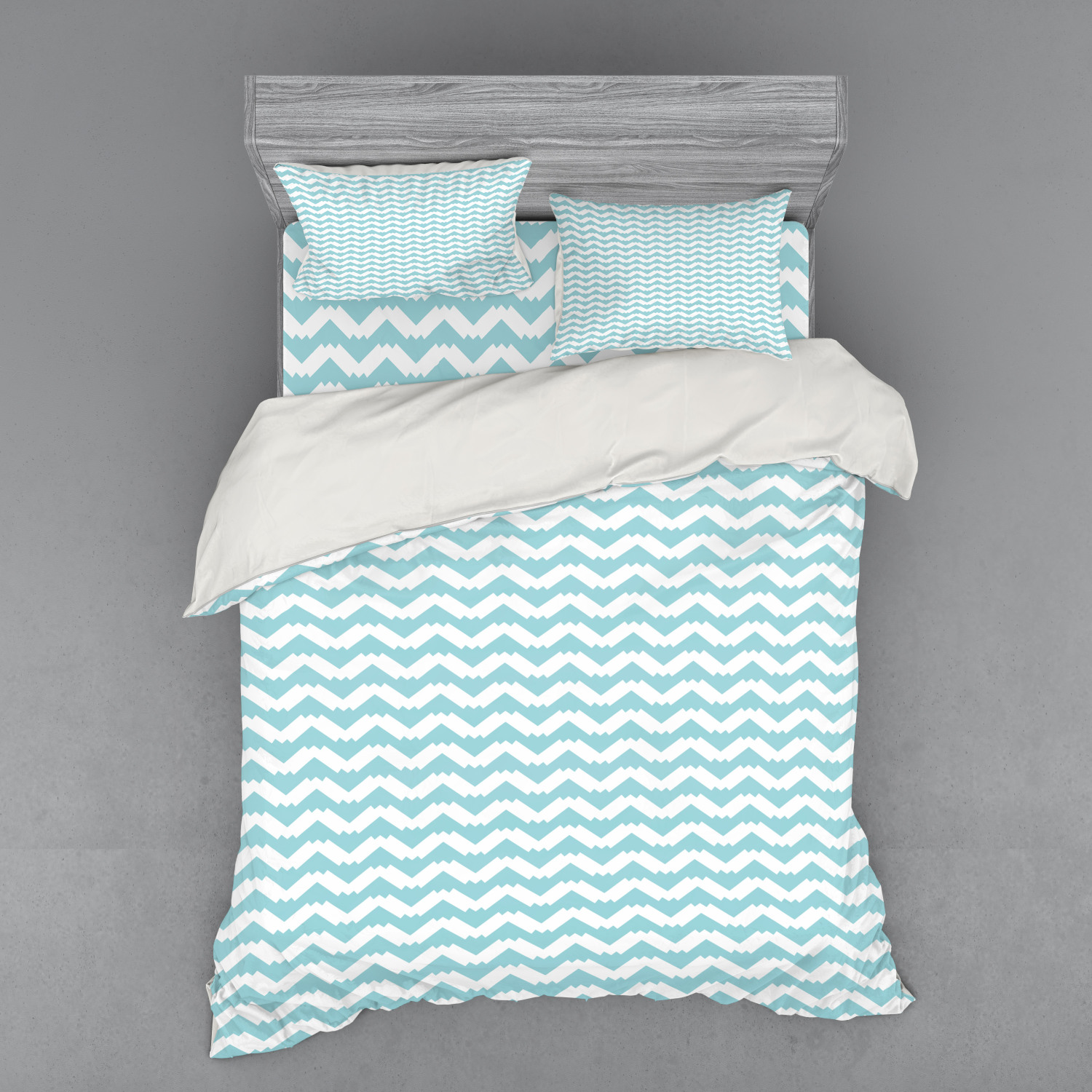 Ambesonne Retro Scene Bedding Set Duvet Cover Sham Fitted Sheet in 3 Sizes - Picture 35 of 244