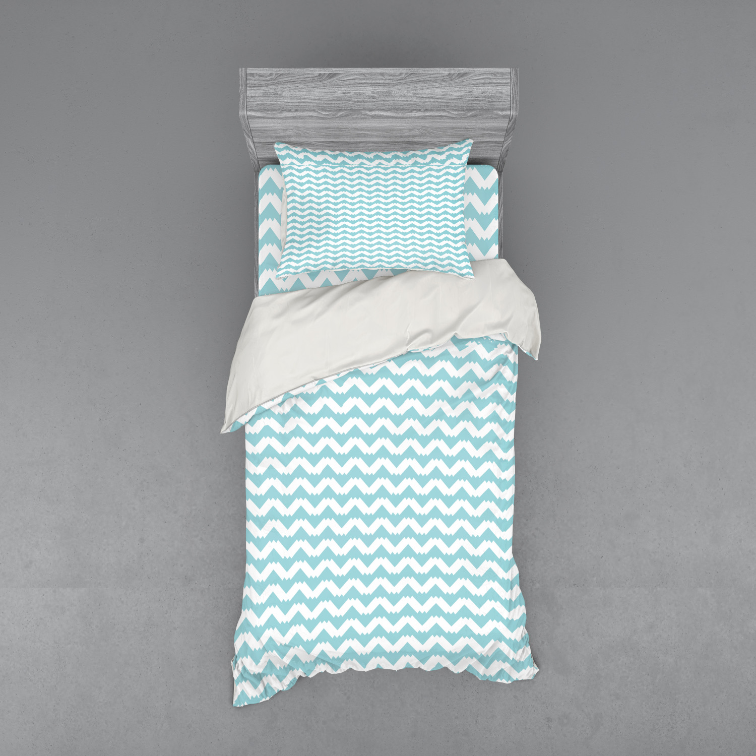 Ambesonne Retro Scene Bedding Set Duvet Cover Sham Fitted Sheet in 3 Sizes - Picture 33 of 244