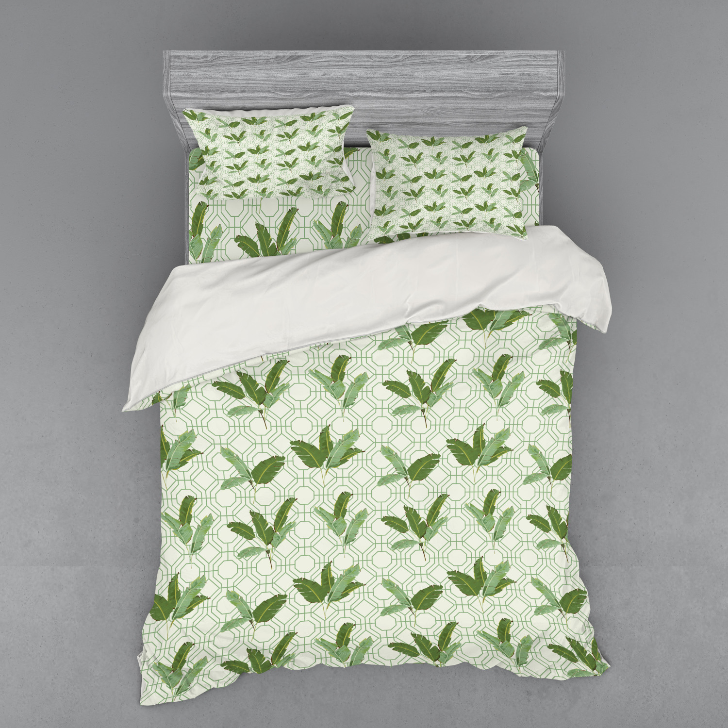 Ambesonne Retro Scene Bedding Set Duvet Cover Sham Fitted Sheet in 3 Sizes - Picture 151 of 244