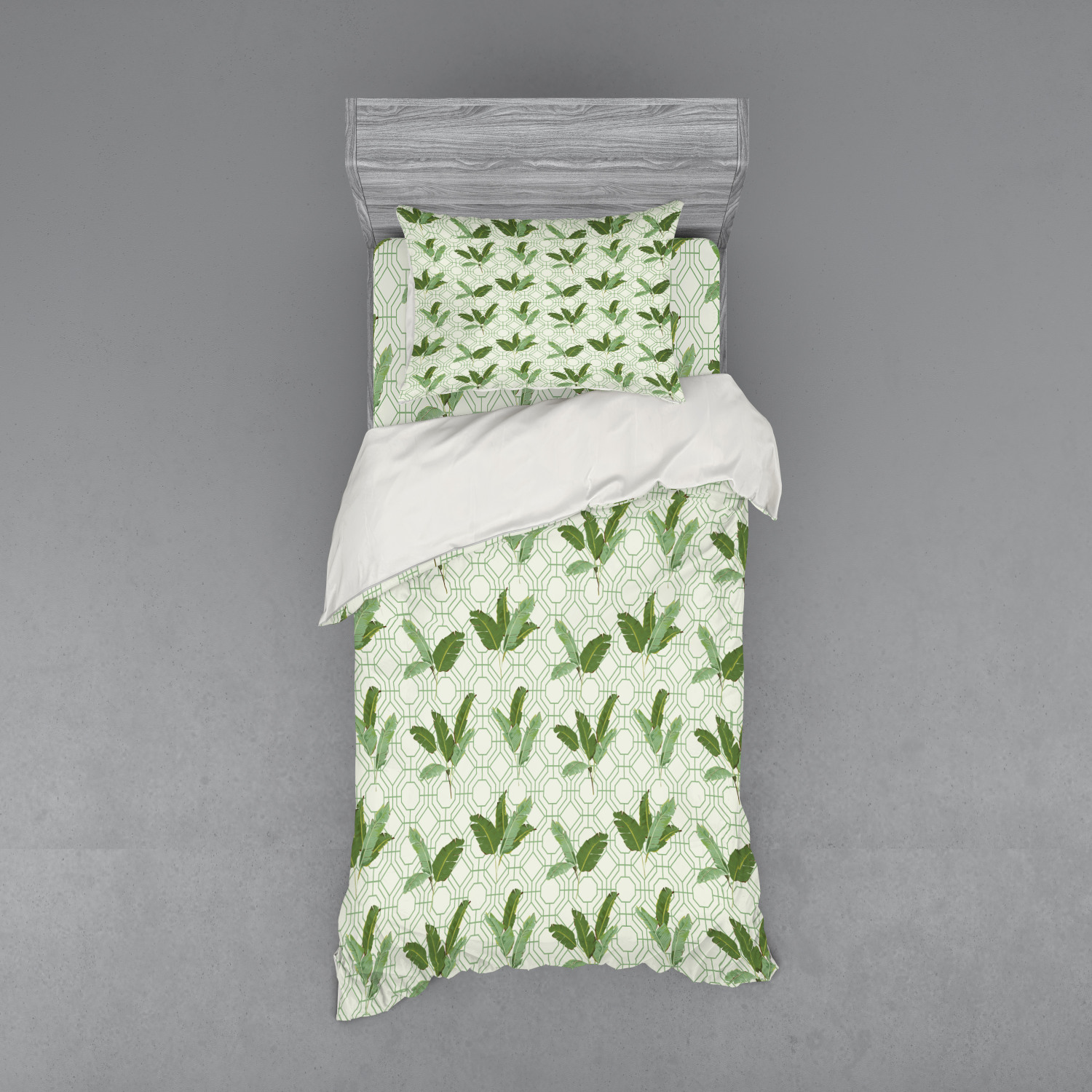 Ambesonne Retro Scene Bedding Set Duvet Cover Sham Fitted Sheet in 3 Sizes - Picture 149 of 244