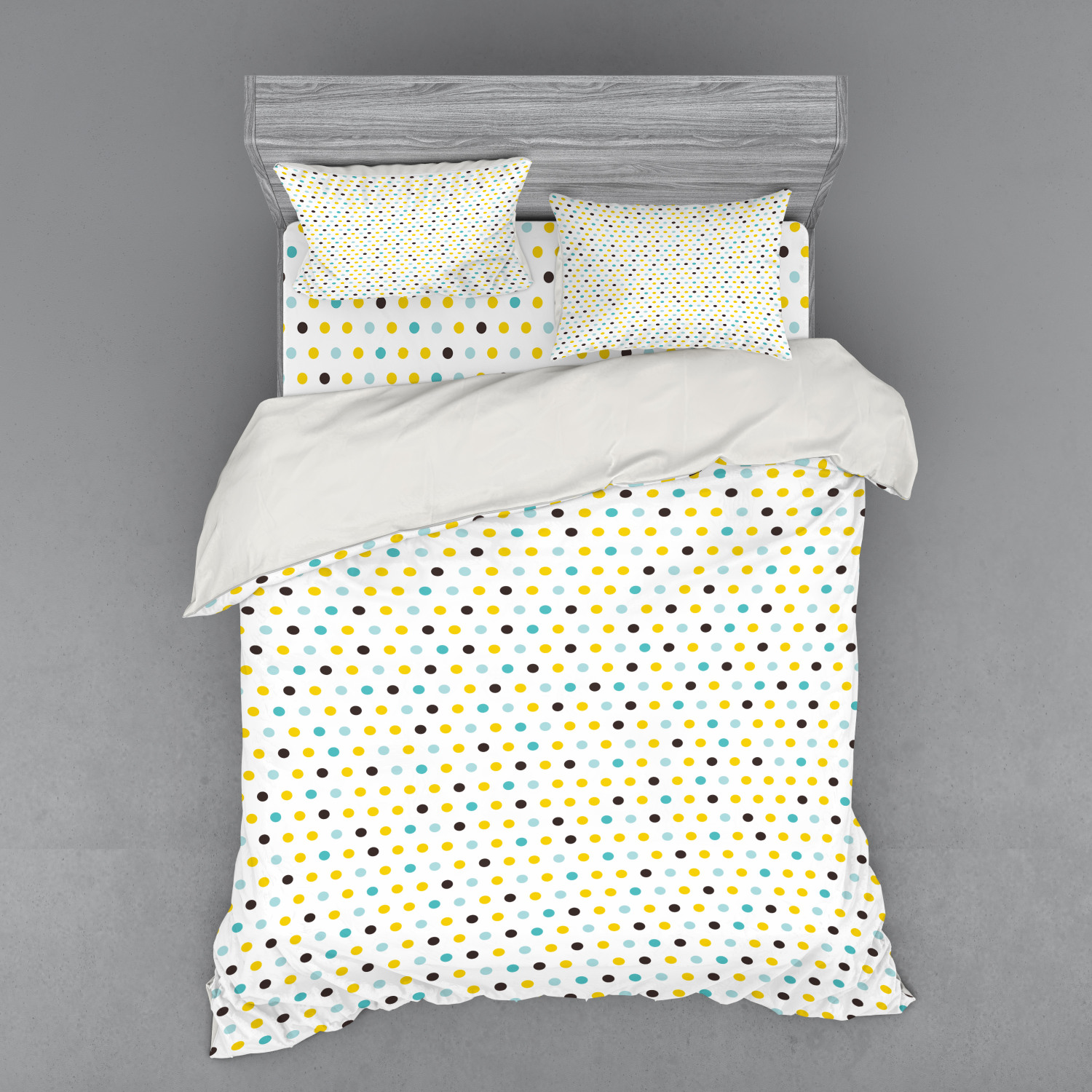 Ambesonne Retro Scene Bedding Set Duvet Cover Sham Fitted Sheet in 3 Sizes - Picture 163 of 244