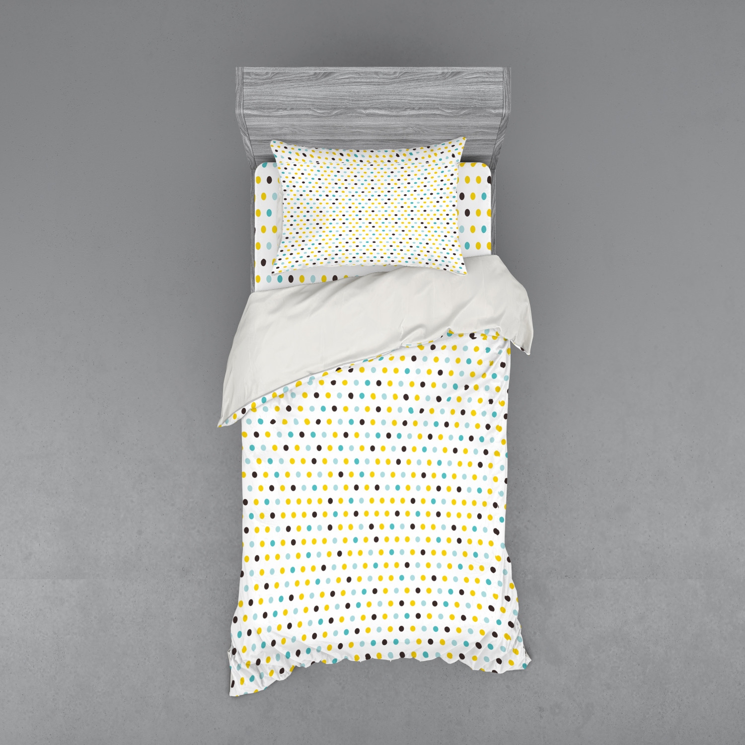 Ambesonne Retro Scene Bedding Set Duvet Cover Sham Fitted Sheet in 3 Sizes - Picture 161 of 244