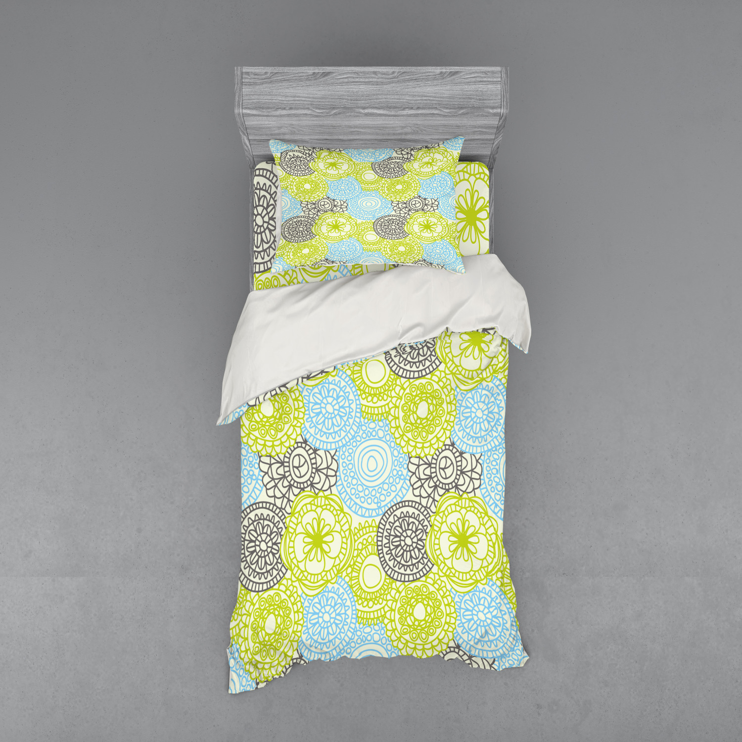 Ambesonne Ethnic Design Bedding Set Duvet Cover Sham Fitted Sheet in 3 Sizes - Picture 193 of 240