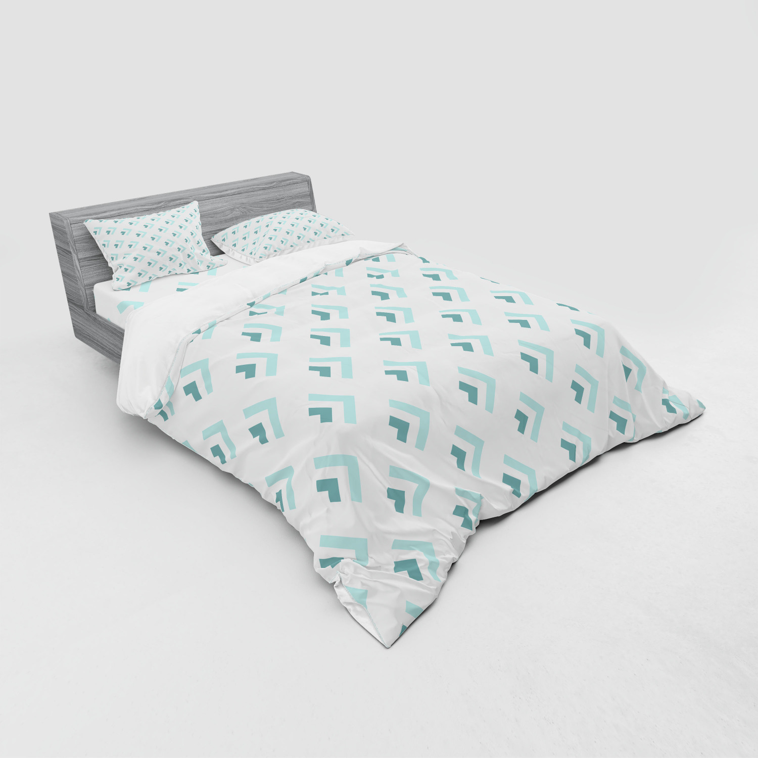 Ambesonne Retro Scene Bedding Set Duvet Cover Sham Fitted Sheet in 3 Sizes - Picture 120 of 244